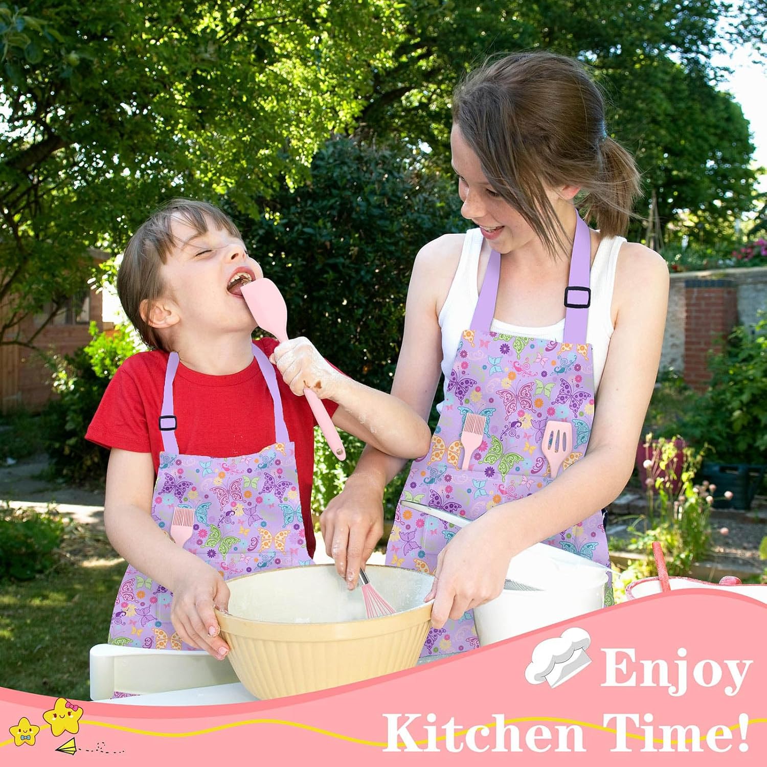 Kids Chef Apron Set