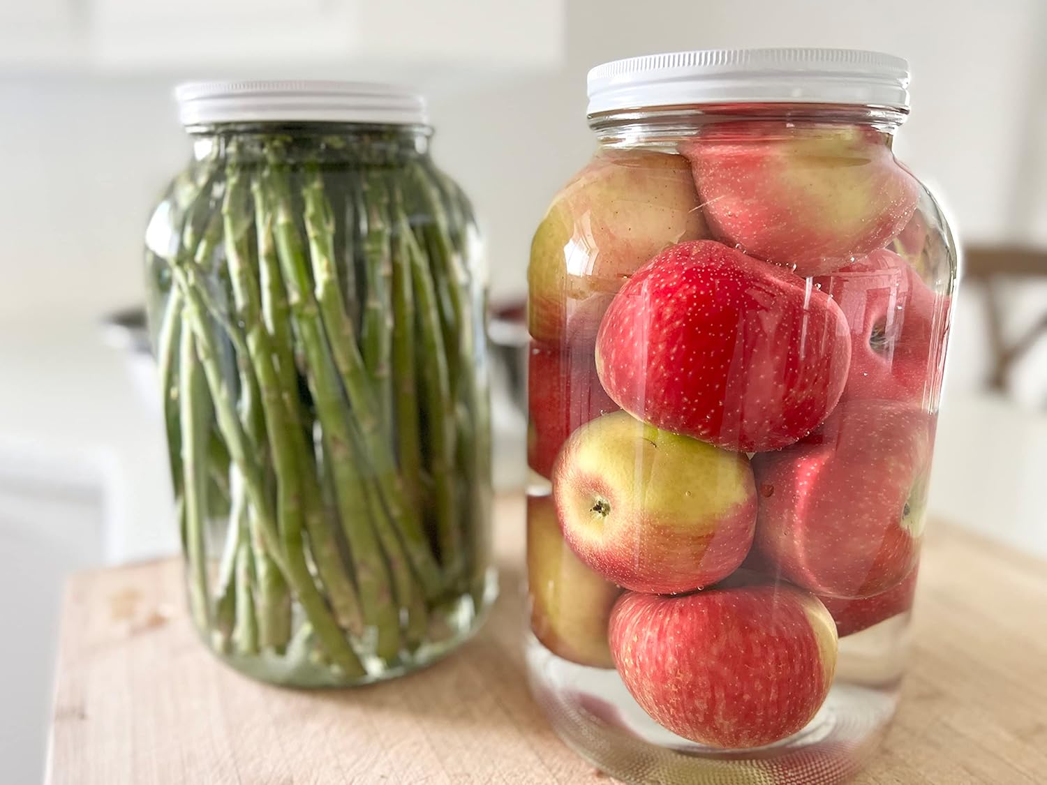 Kitchentoolz 1 Gallon Wide Mouth Mason Jars
