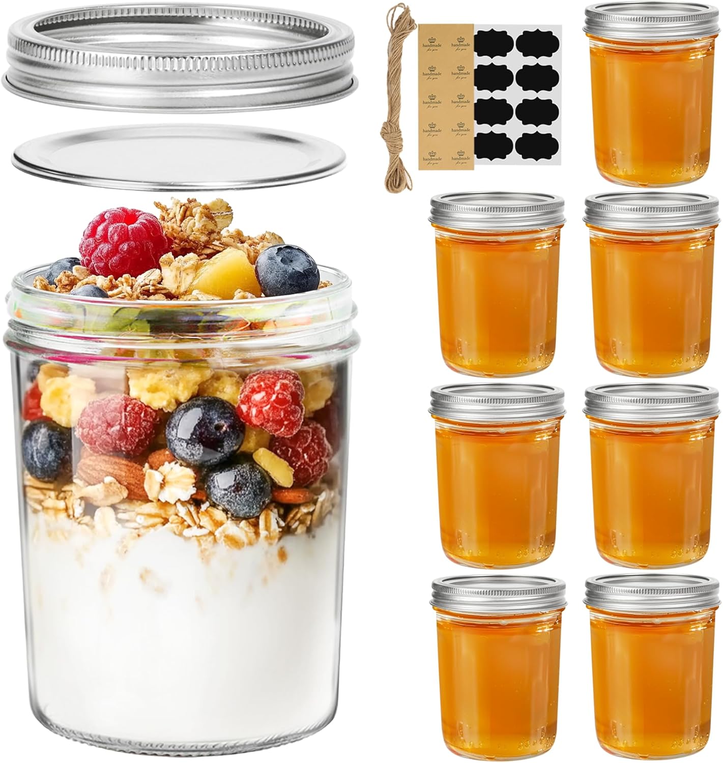 Wide Mouth Mason Jars for Preserving DIY Graduation Gifts