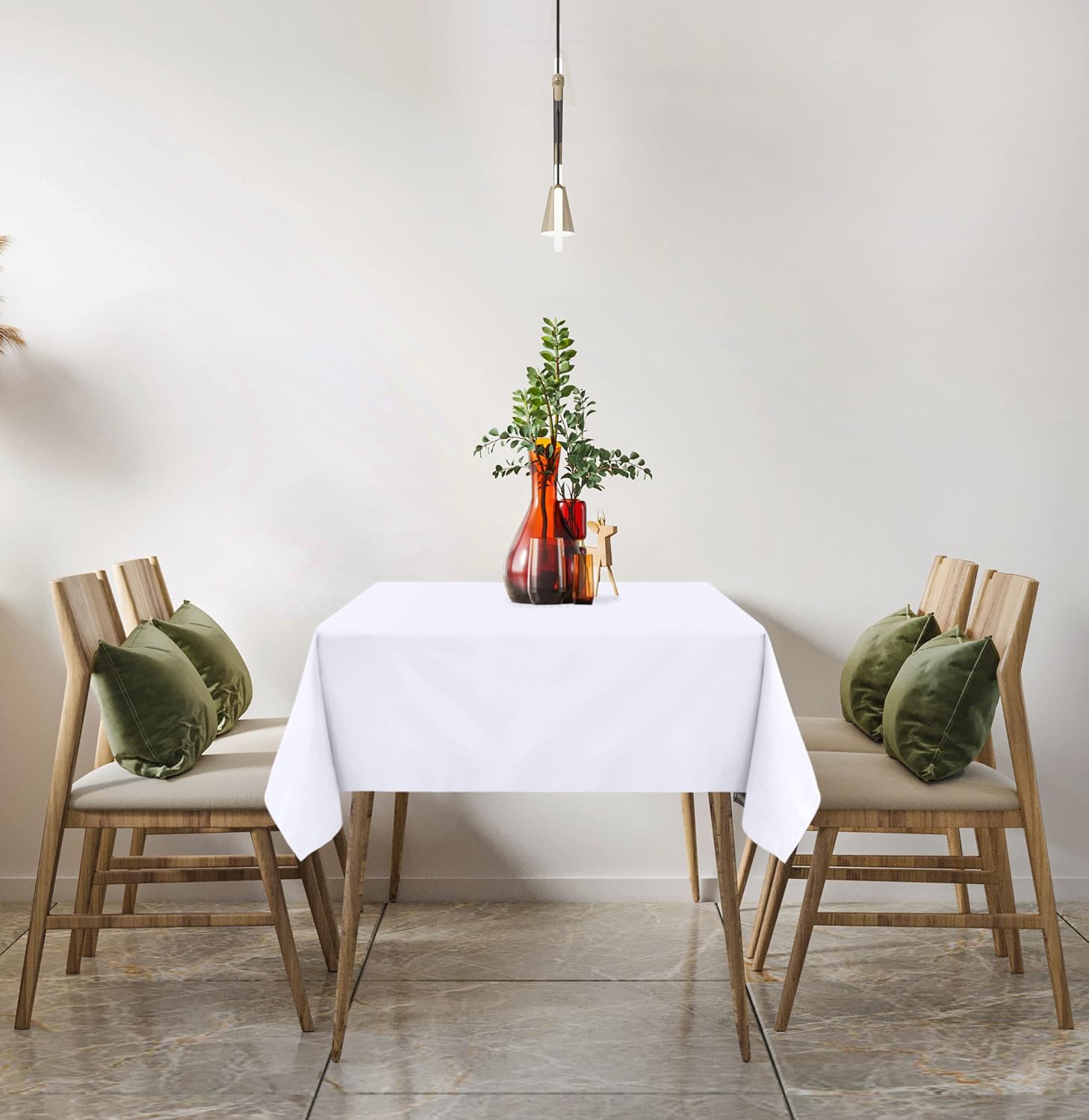 Utopia Kitchen 2-Pack Tablecloth 60x102 - Washable Durable for Dining