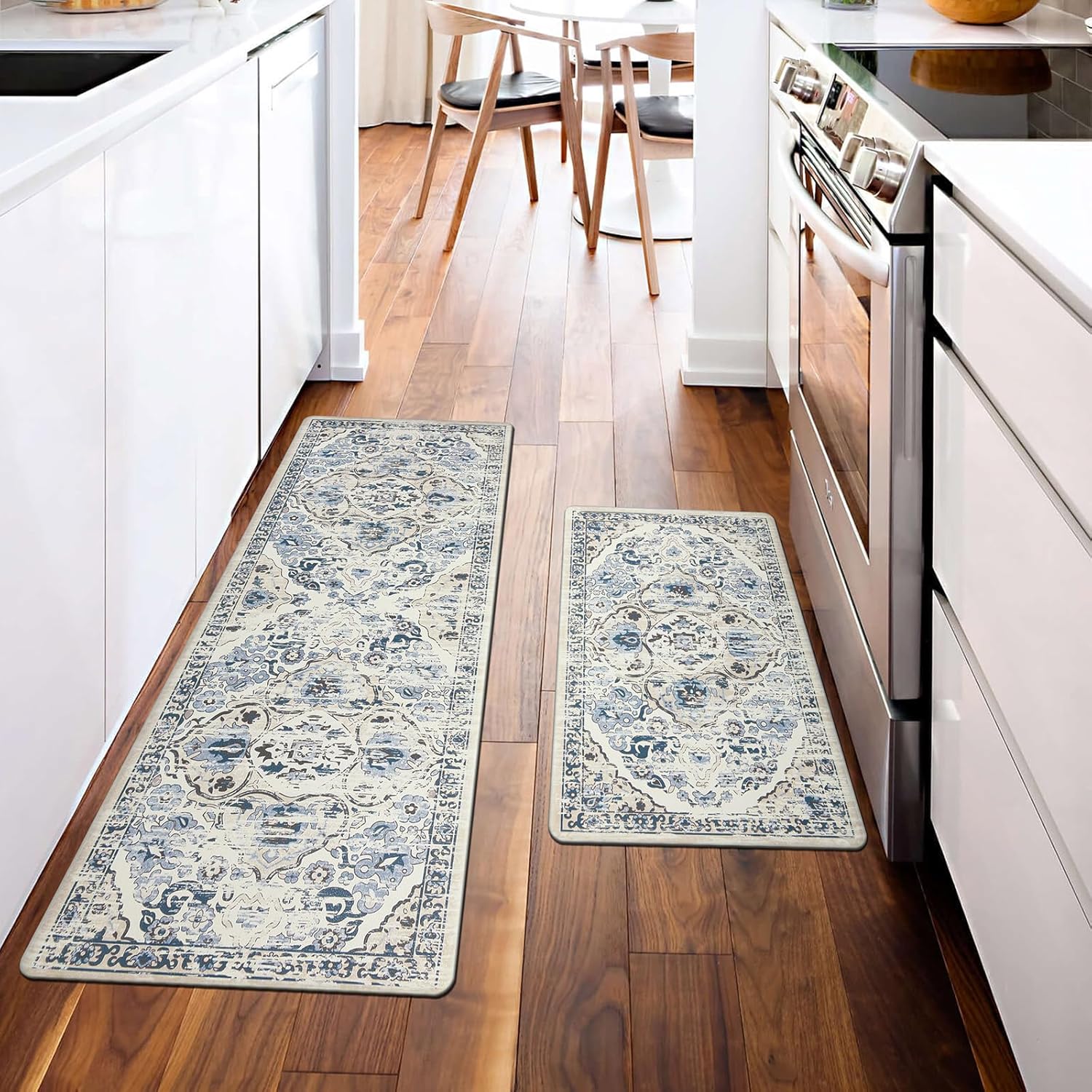 Vivid Standing Kitchen Mat Set