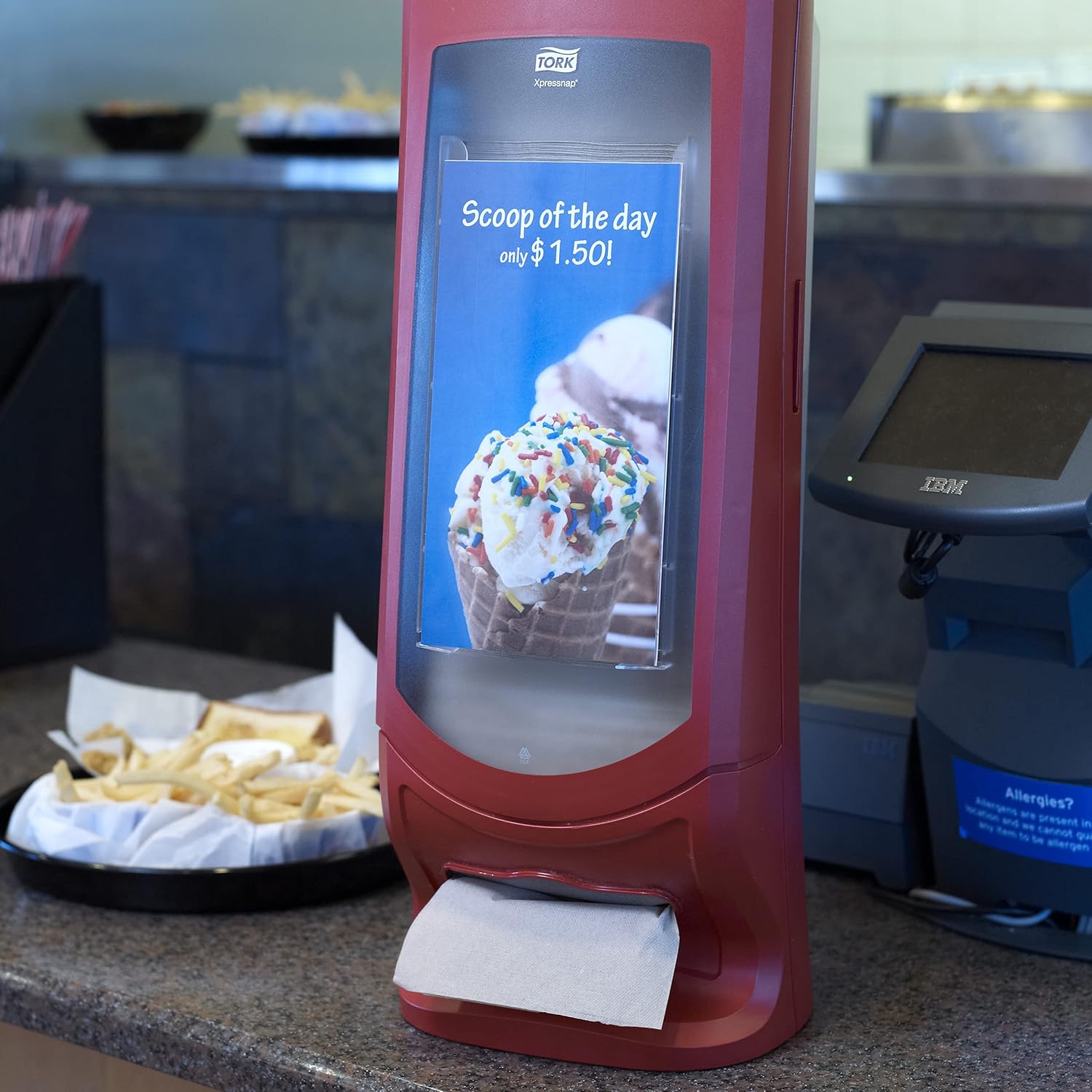 Tork Xpressnap Standing Dispenser for Home Kitchen Wall-Mounted
