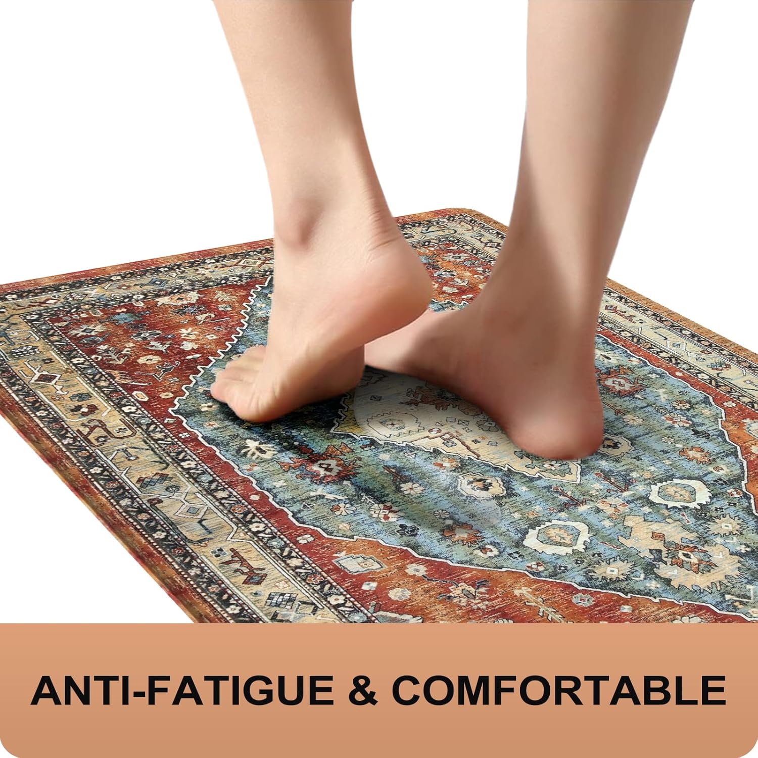 Collive 2-Piece Kitchen Mat Set