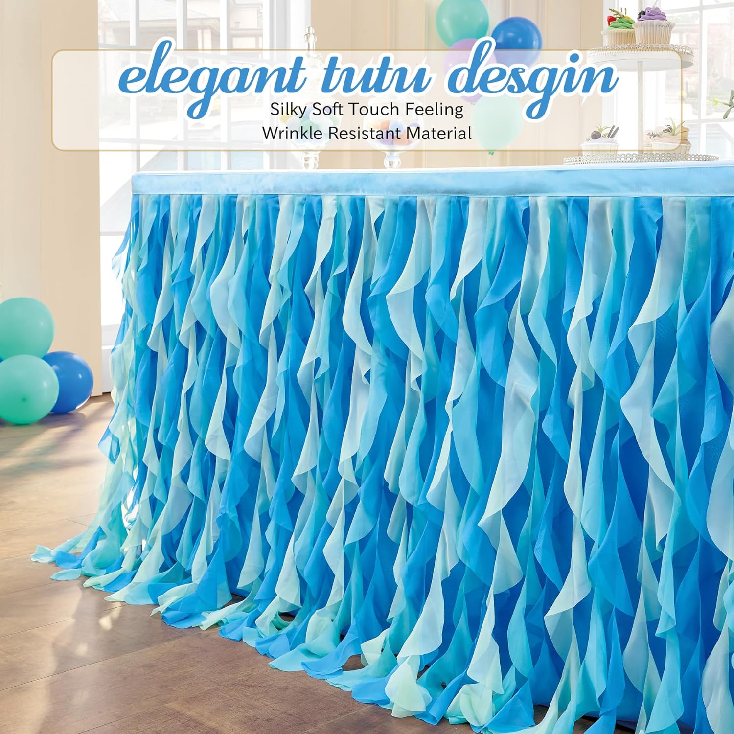 6FT Table Skirt Set