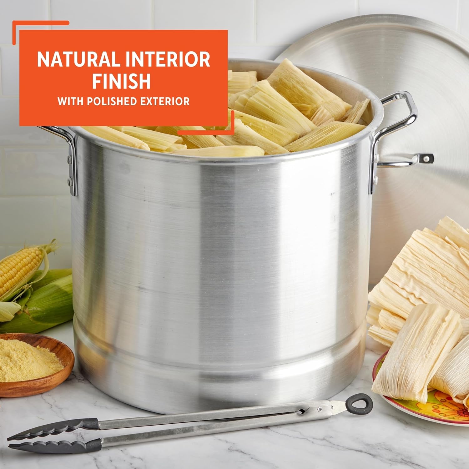 Imusa Aluminum Steamer - 28 Qt