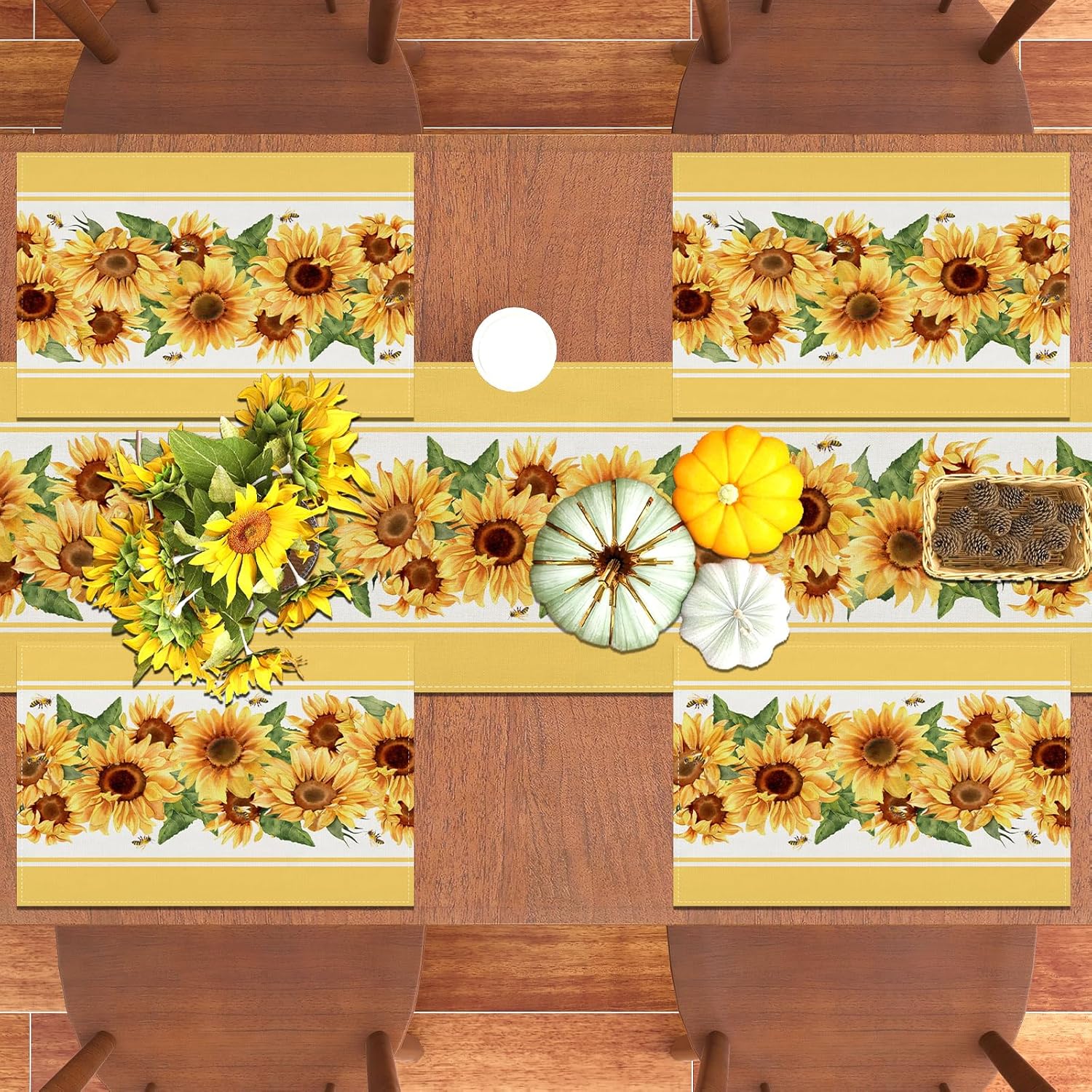 Sunflowers Tablecloth Soft and Durable
