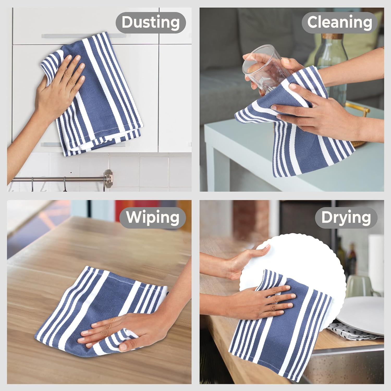 Premium 100 Cotton Kitchen Towels