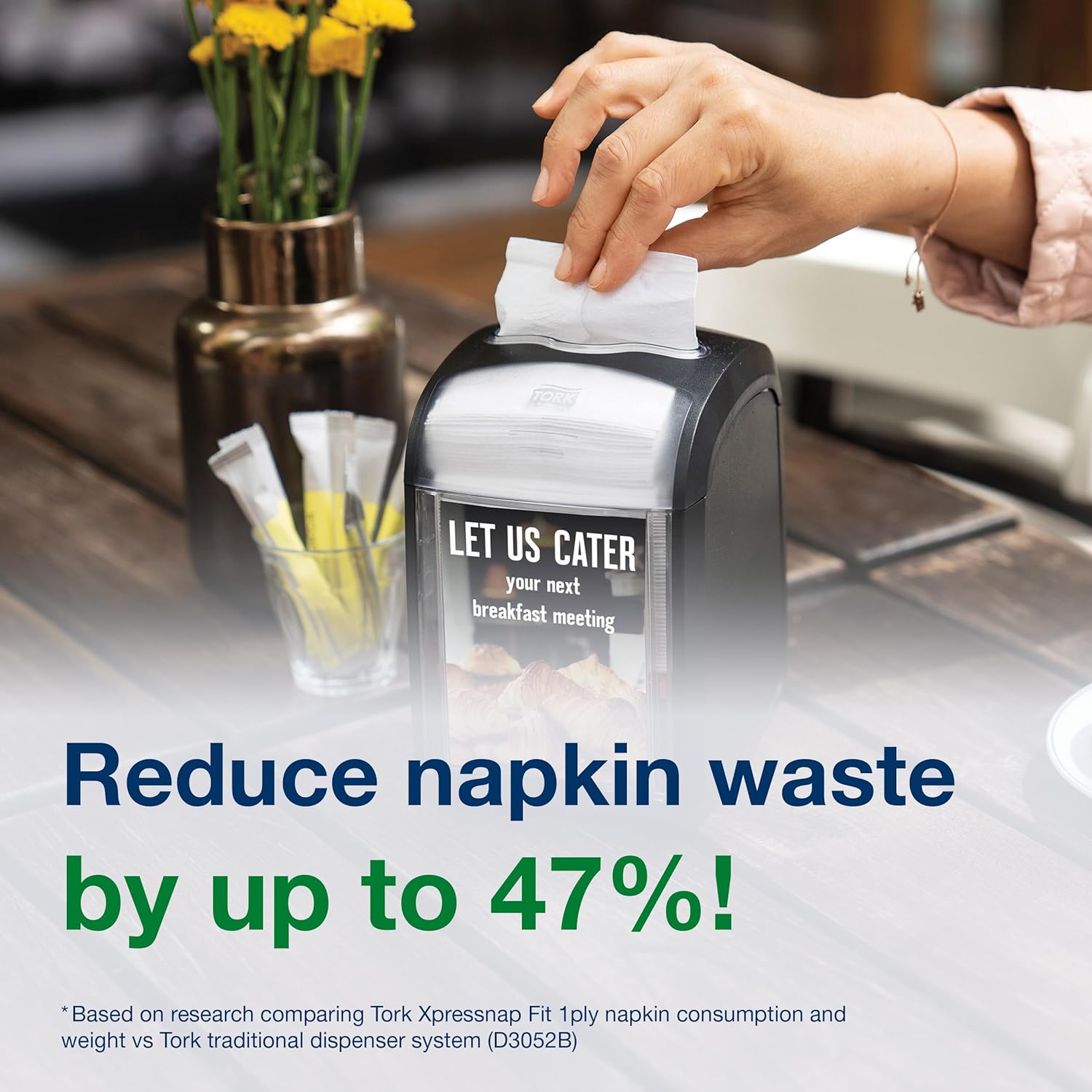 Tork Xpressnap Stand Napkin Dispenser Black