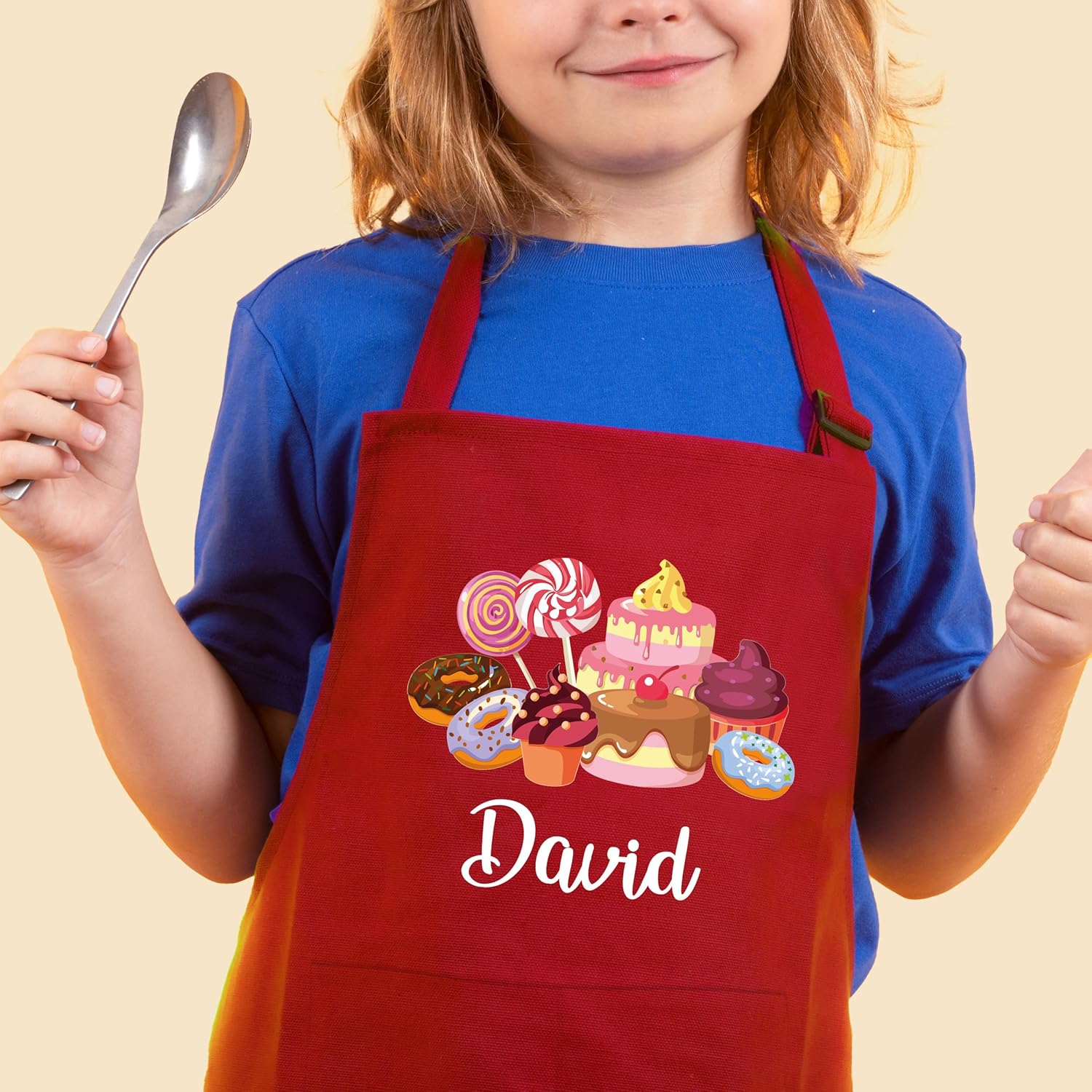 7th Hill Personalized Kids Apron DelightfulGPS