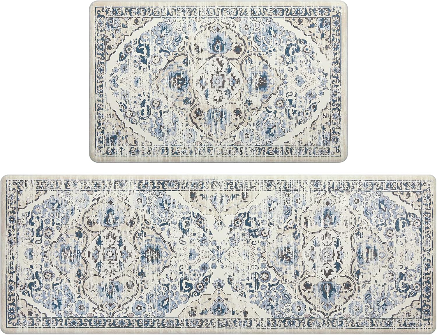 Vivid Standing Kitchen Mat Set