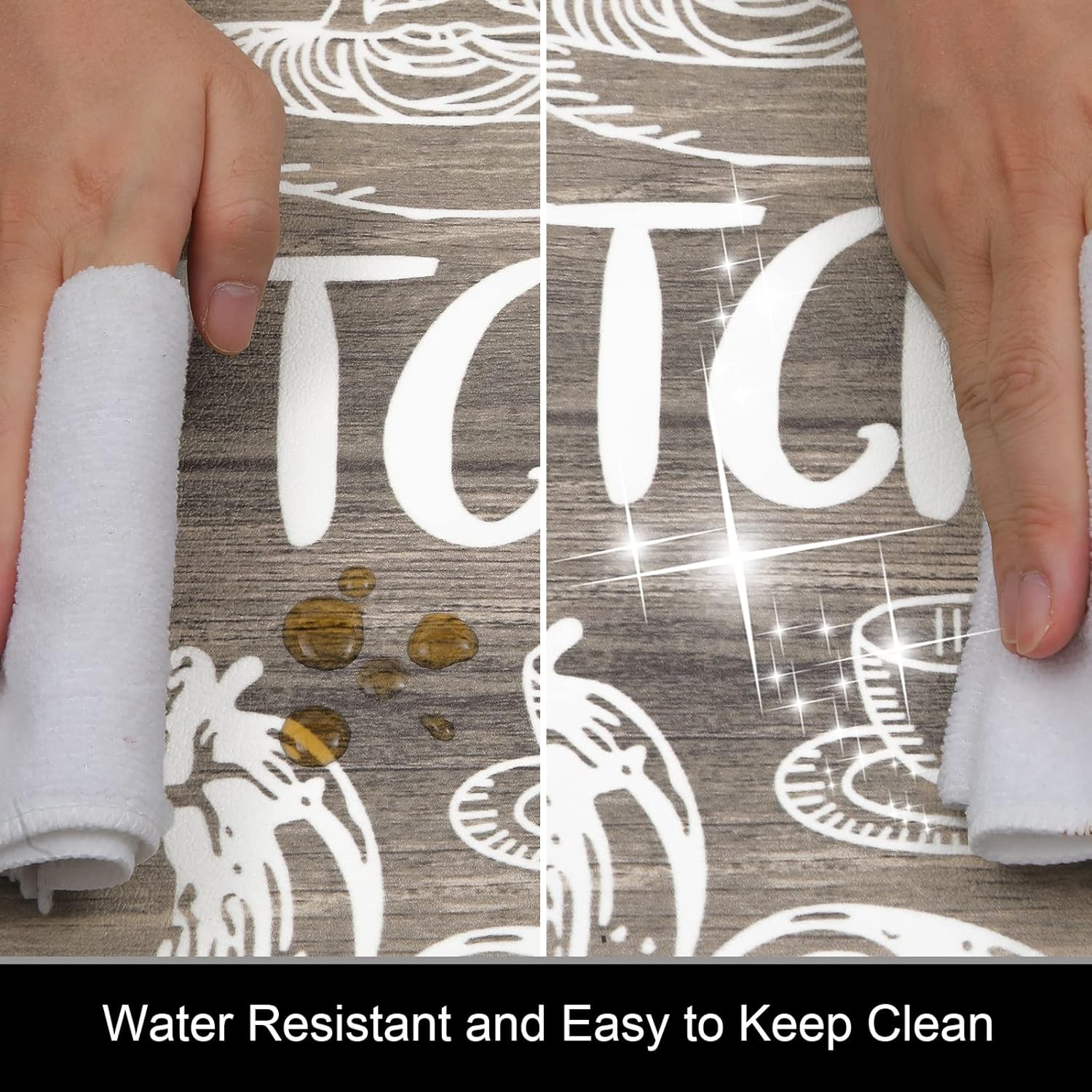 HEBE Anti-Fatigue Kitchen Rugs Set