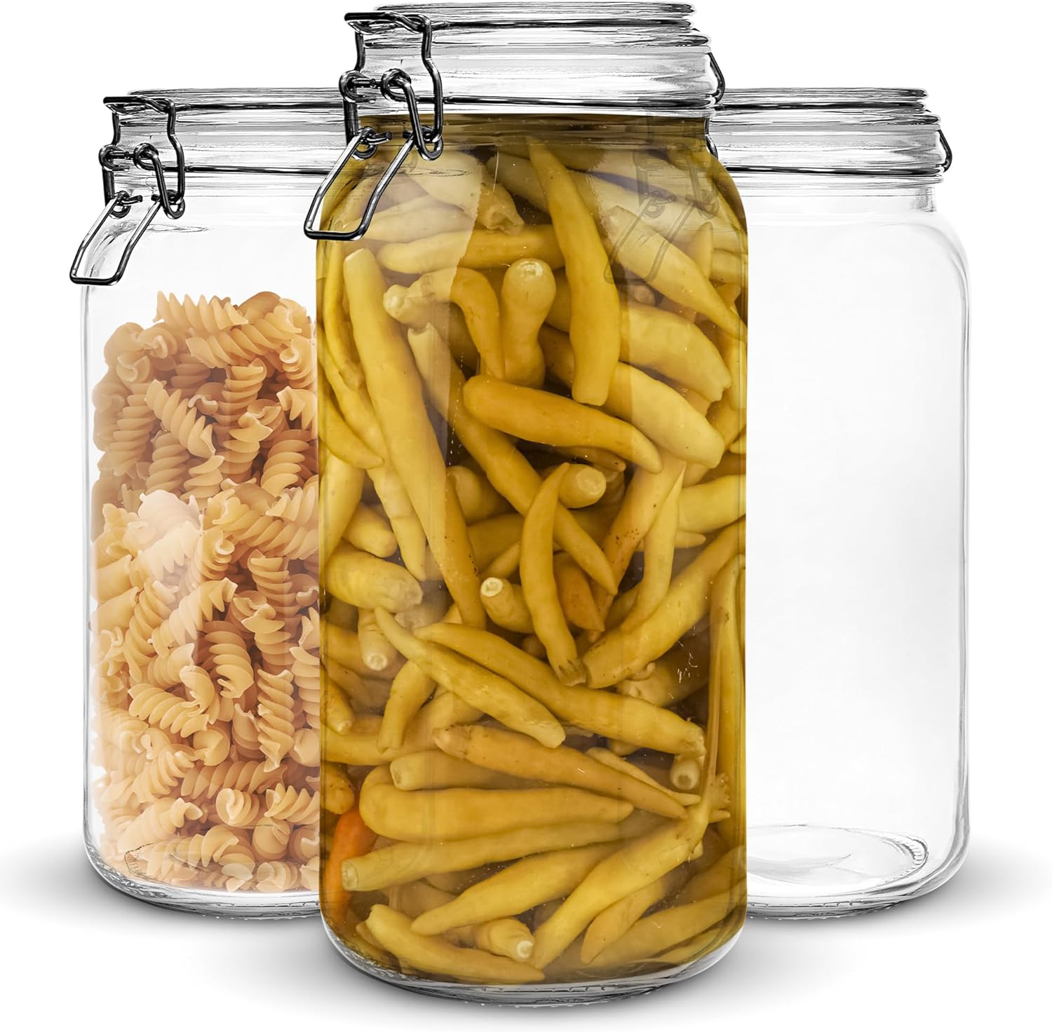 Secure Large Mason Jars with Lid