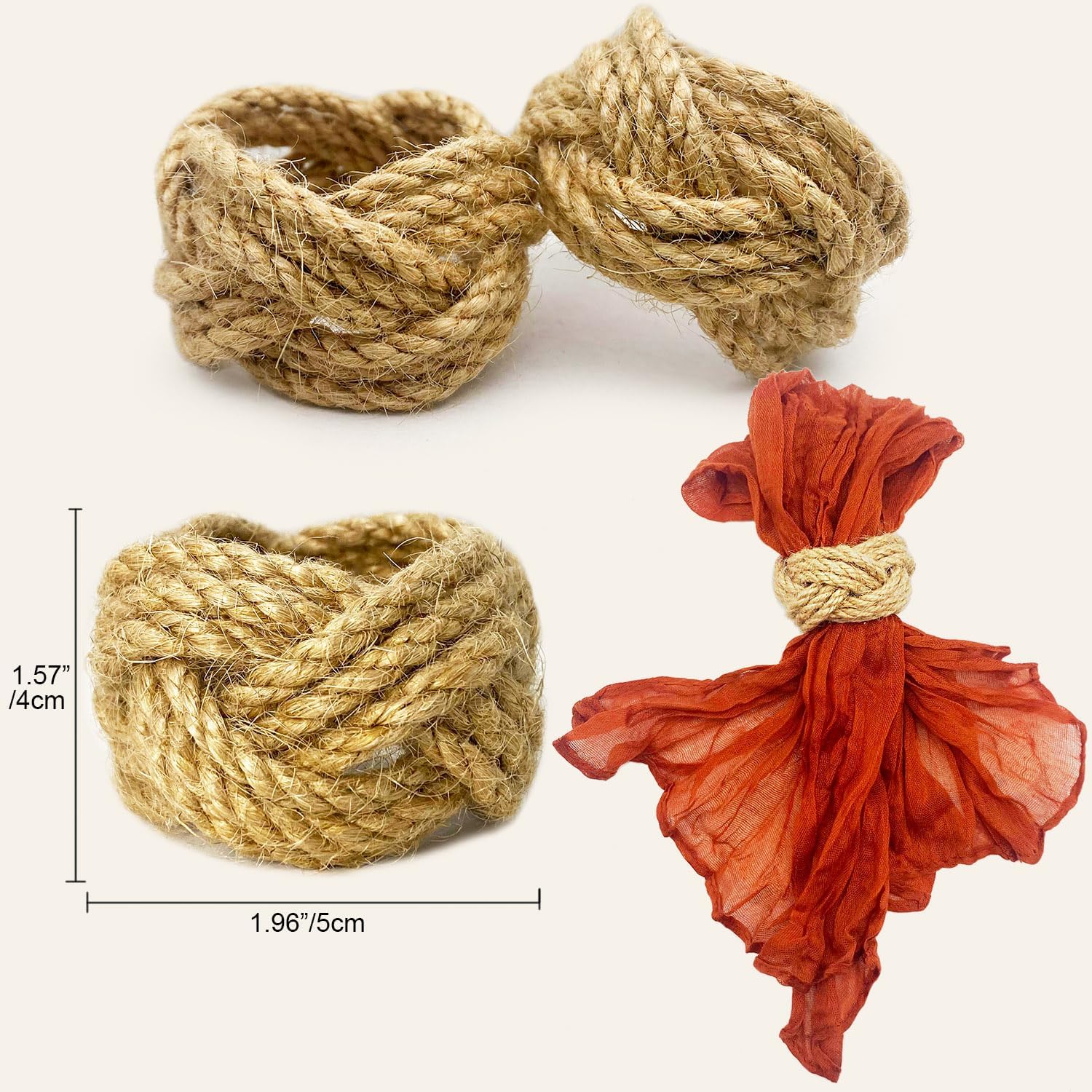 Stylish Farmhouse Napkin Rings for Dinning Events