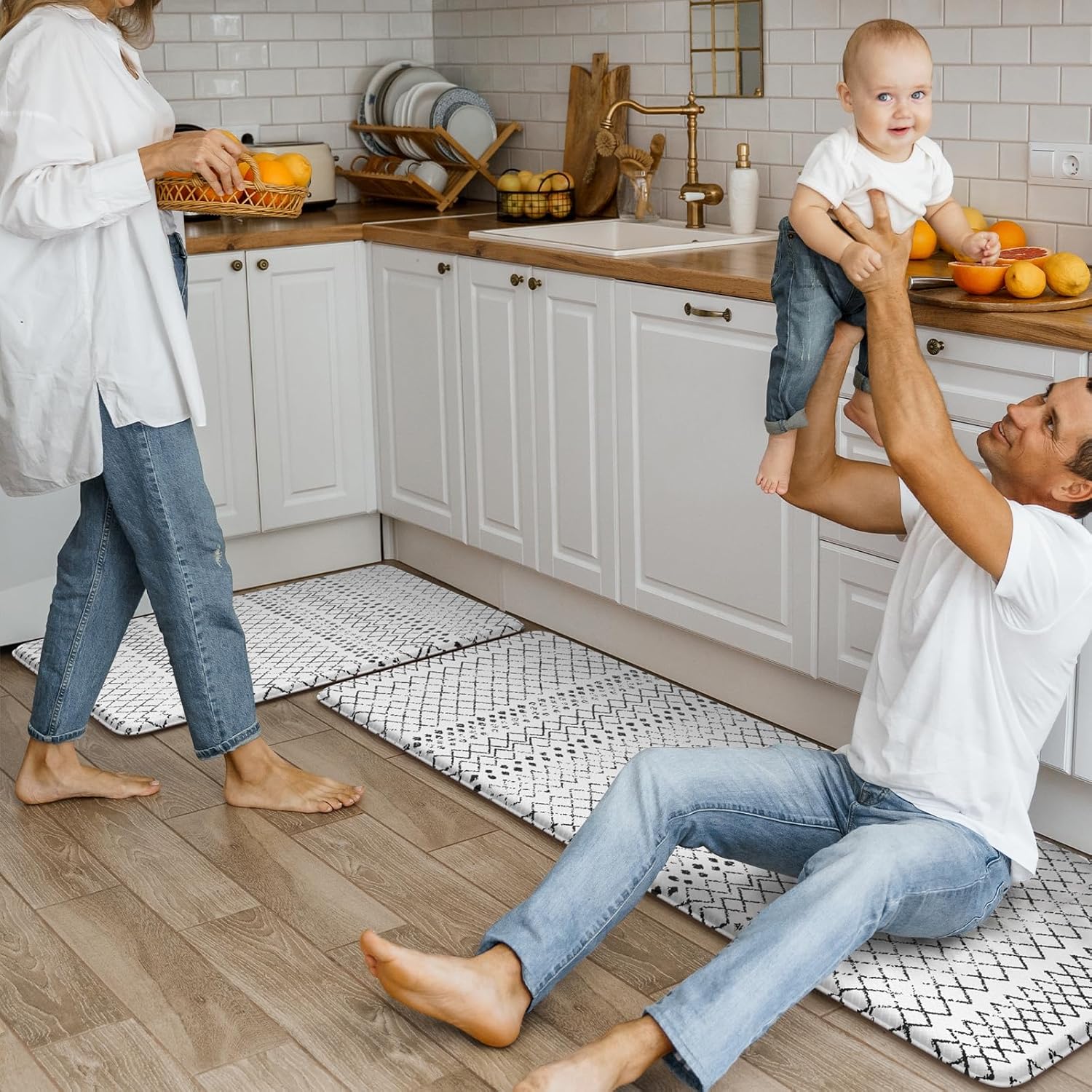 High-Quality Anti-Fatigue Kitchen Mat Set