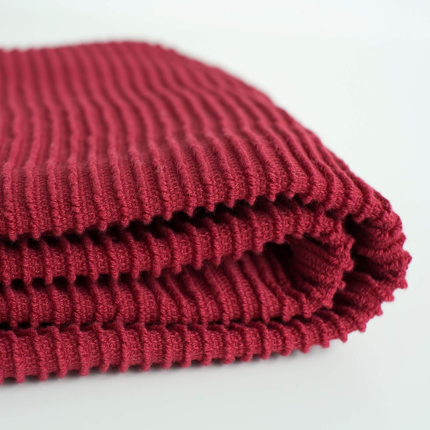 Now Designs Ripple Kitchen Towel Set 2 x Carmine Red
