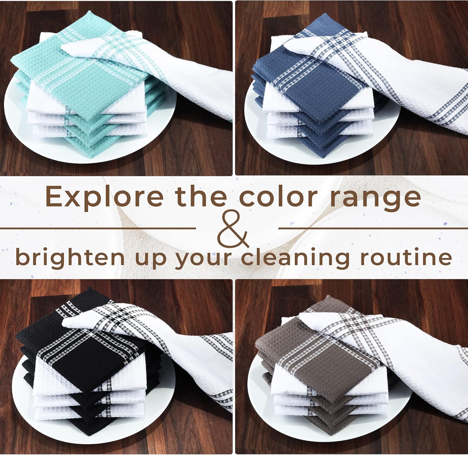 Urban Villa Cotton Dish Cloth Set of 8