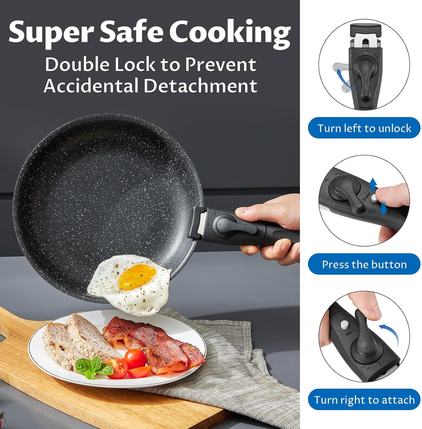 Sturdy Non-Stick Cookware Set for All Hobs