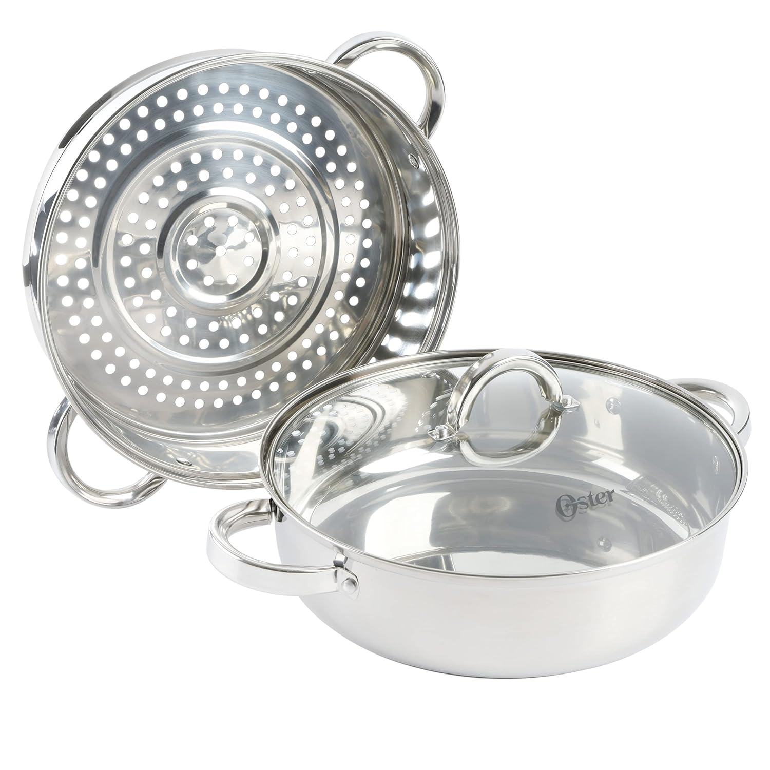 Oster Sangerfield 6 Qt Dutch Oven with Steamer Basket