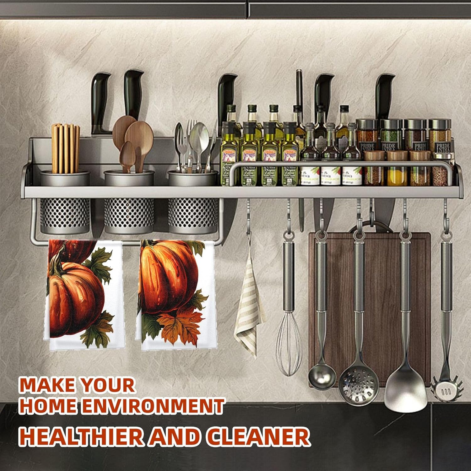 Oeucts Autumn Kitchen Towels Set