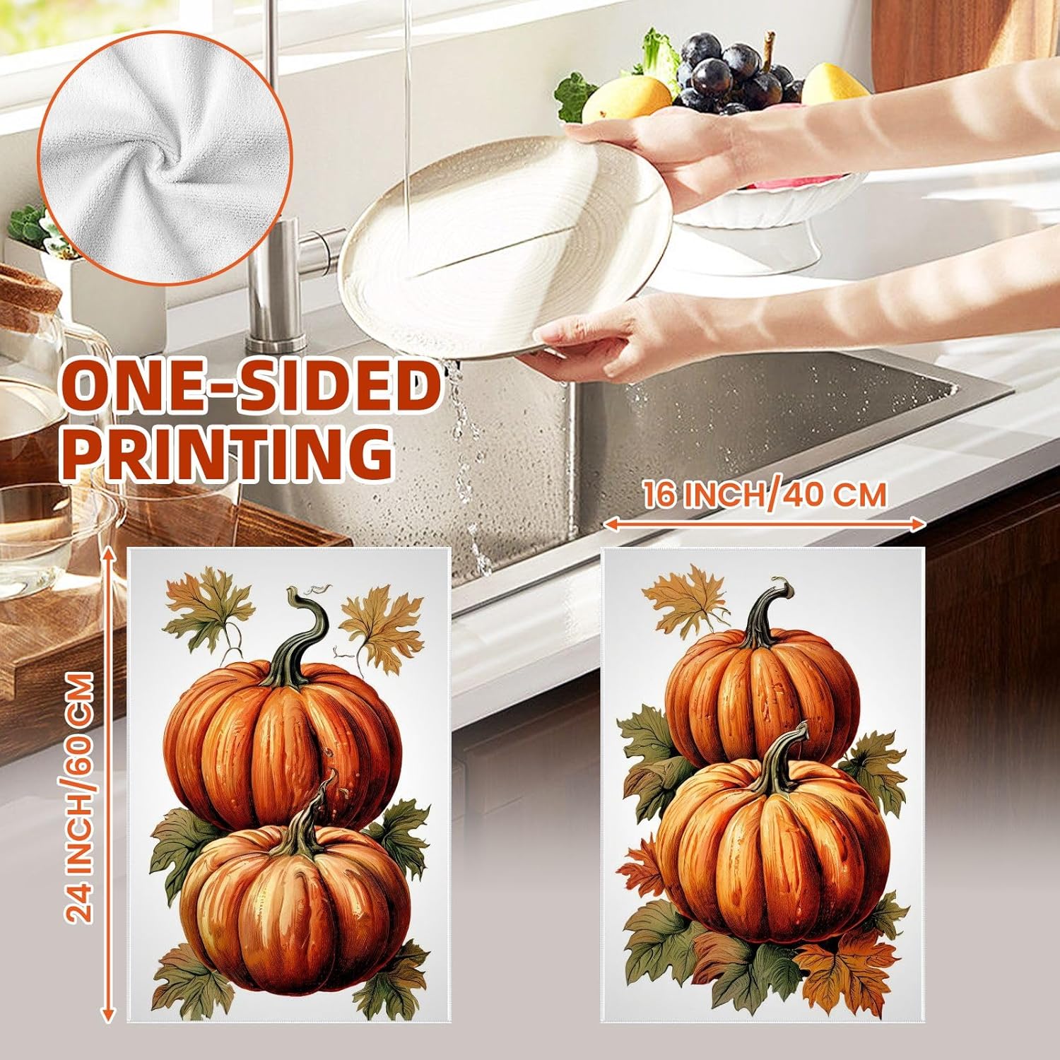 Oeucts Autumn Kitchen Towels Set
