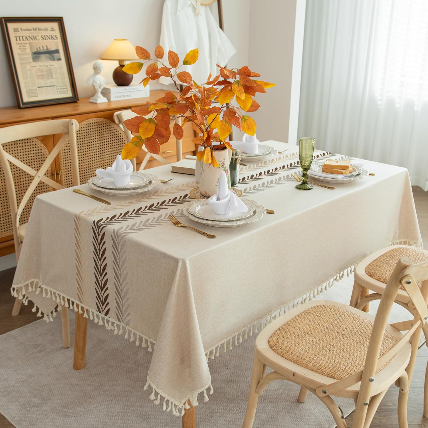 Vibrant Tablecloth Unique Design