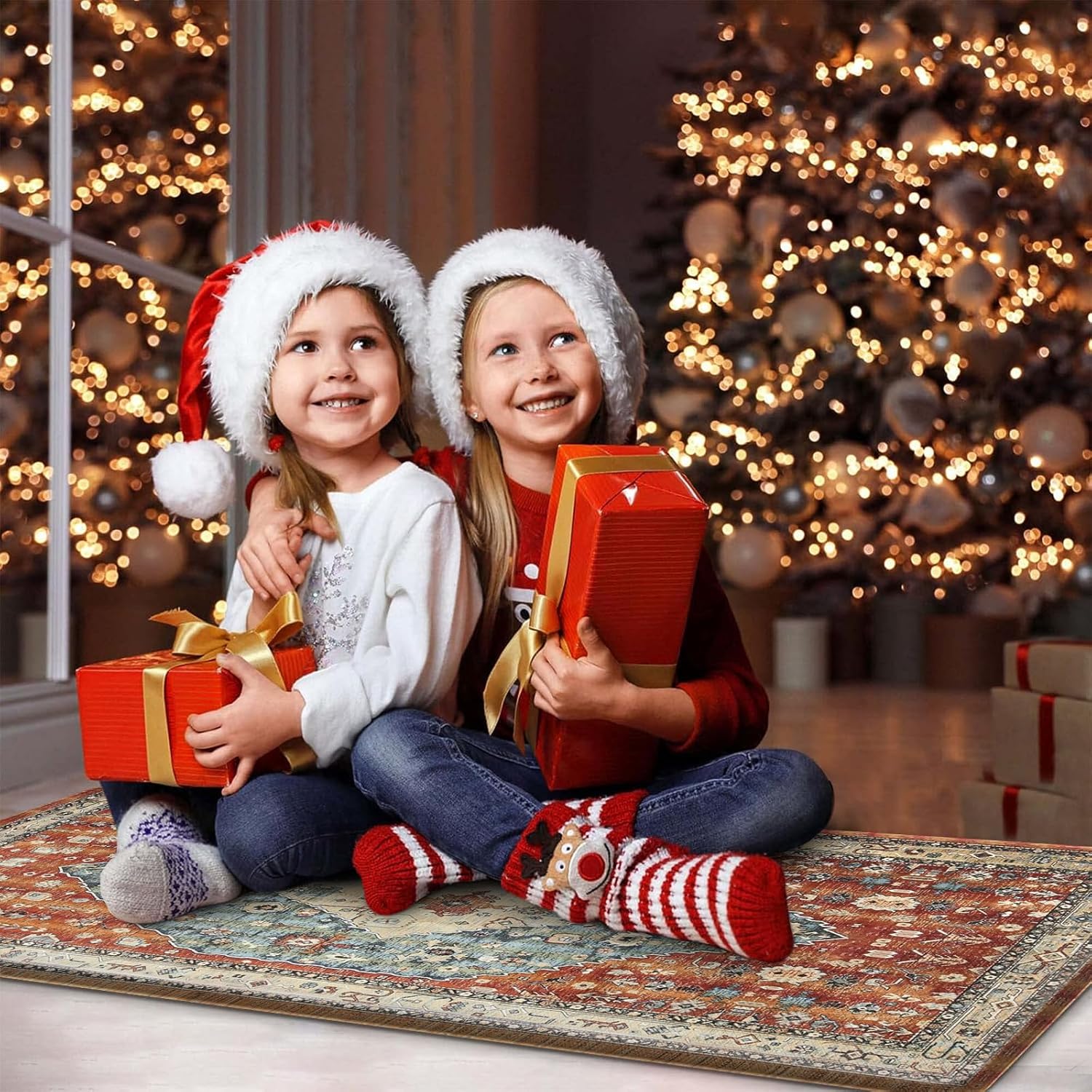 Collive 2-Piece Kitchen Mat Set