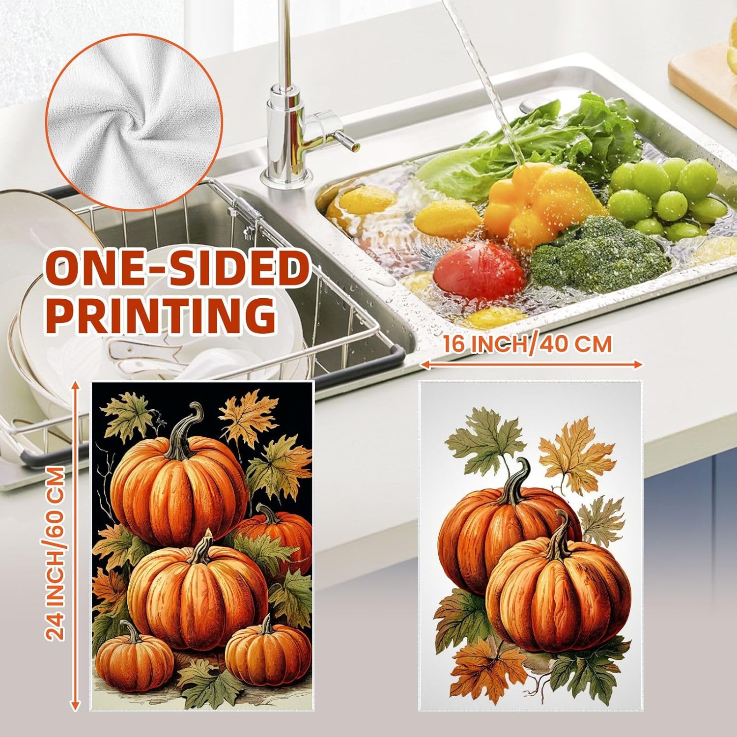 Oeucts Autumn Kitchen Towels Set