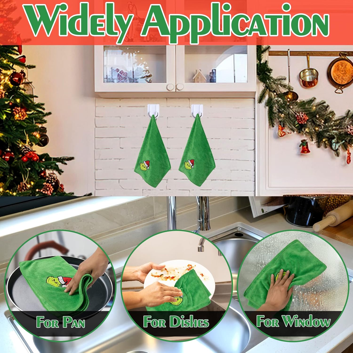 festive kitchen towels