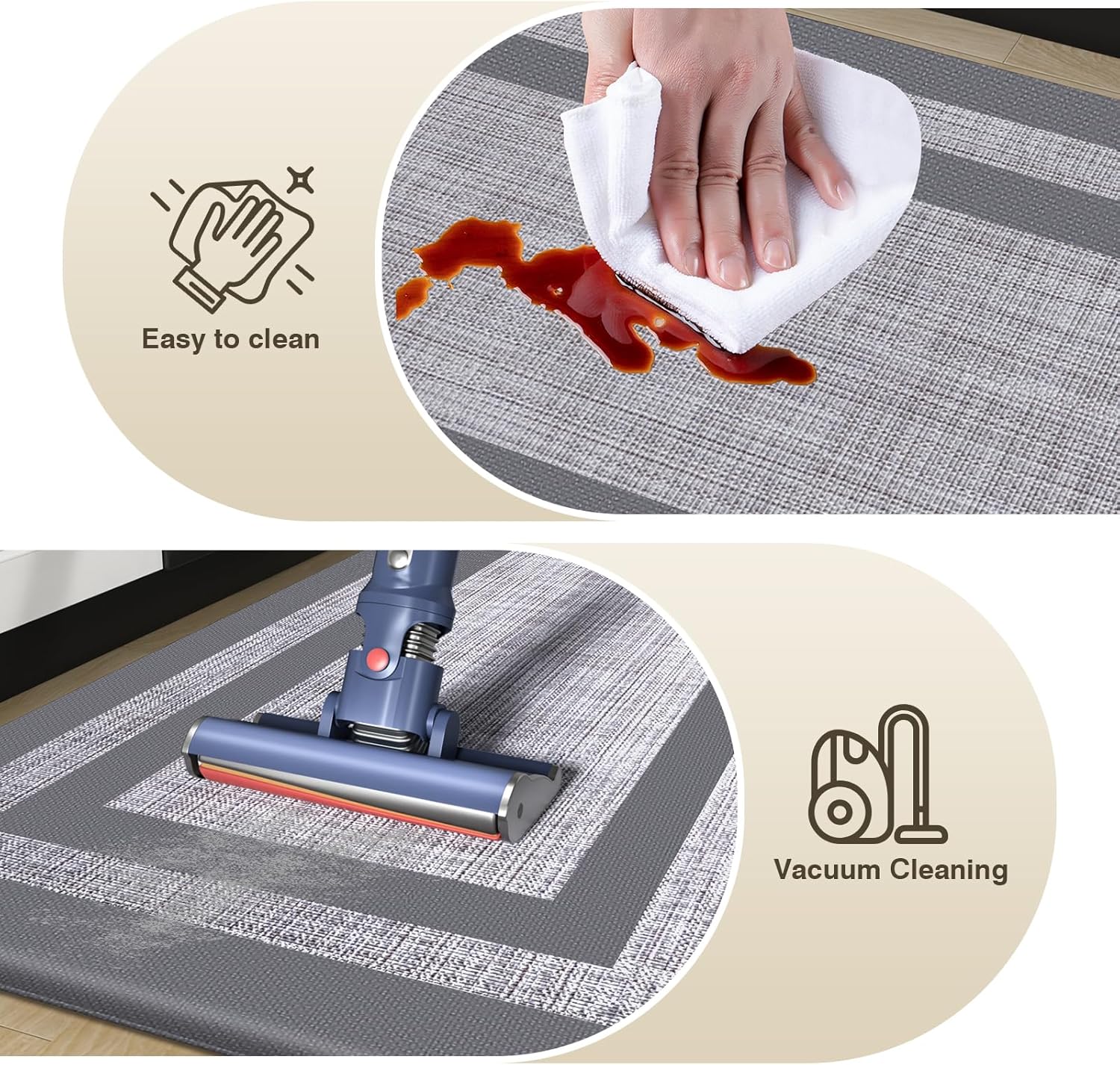 LuxStep Kitchen Mats Set Comfort Durability for Your Kitchen