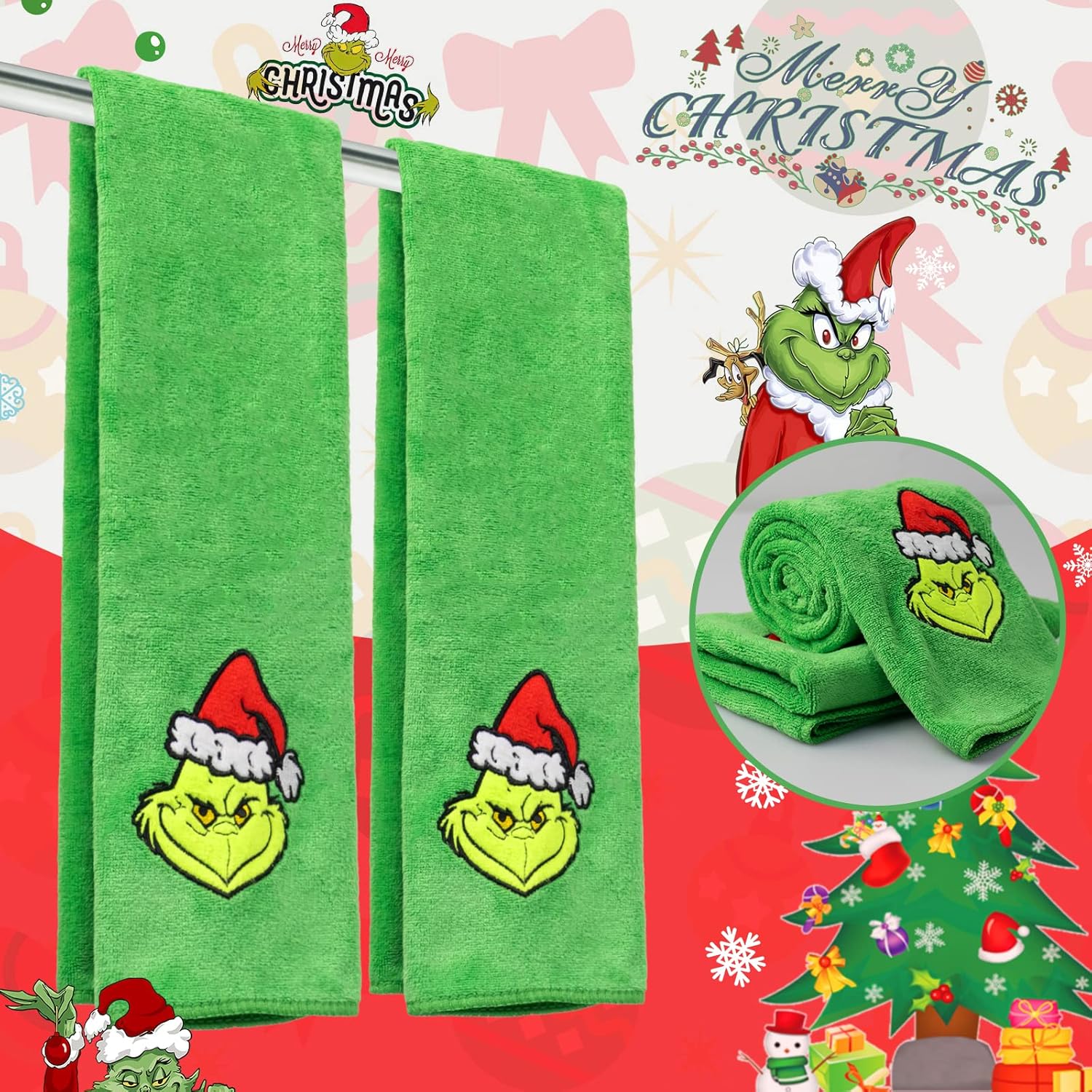 festive kitchen towels