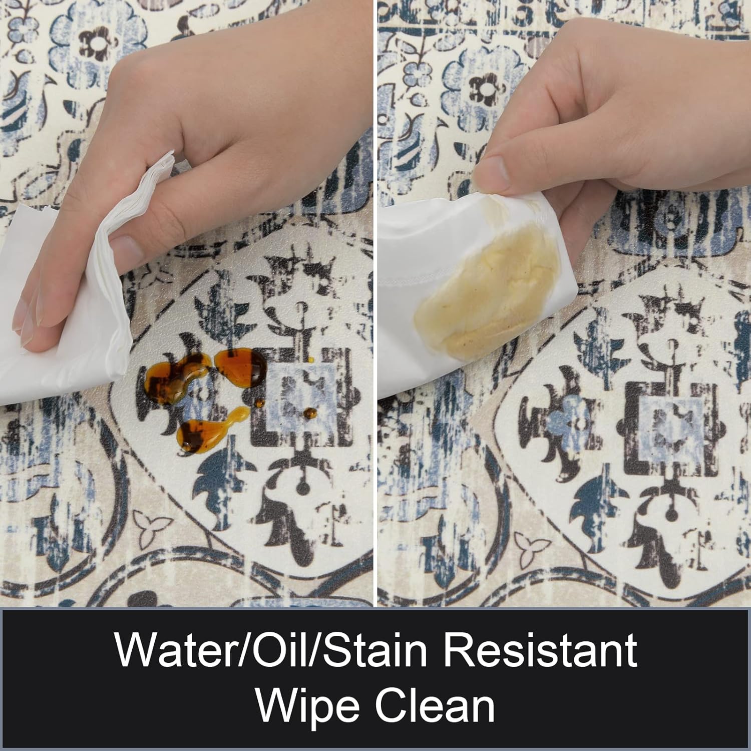 Vivid Standing Kitchen Mat Set
