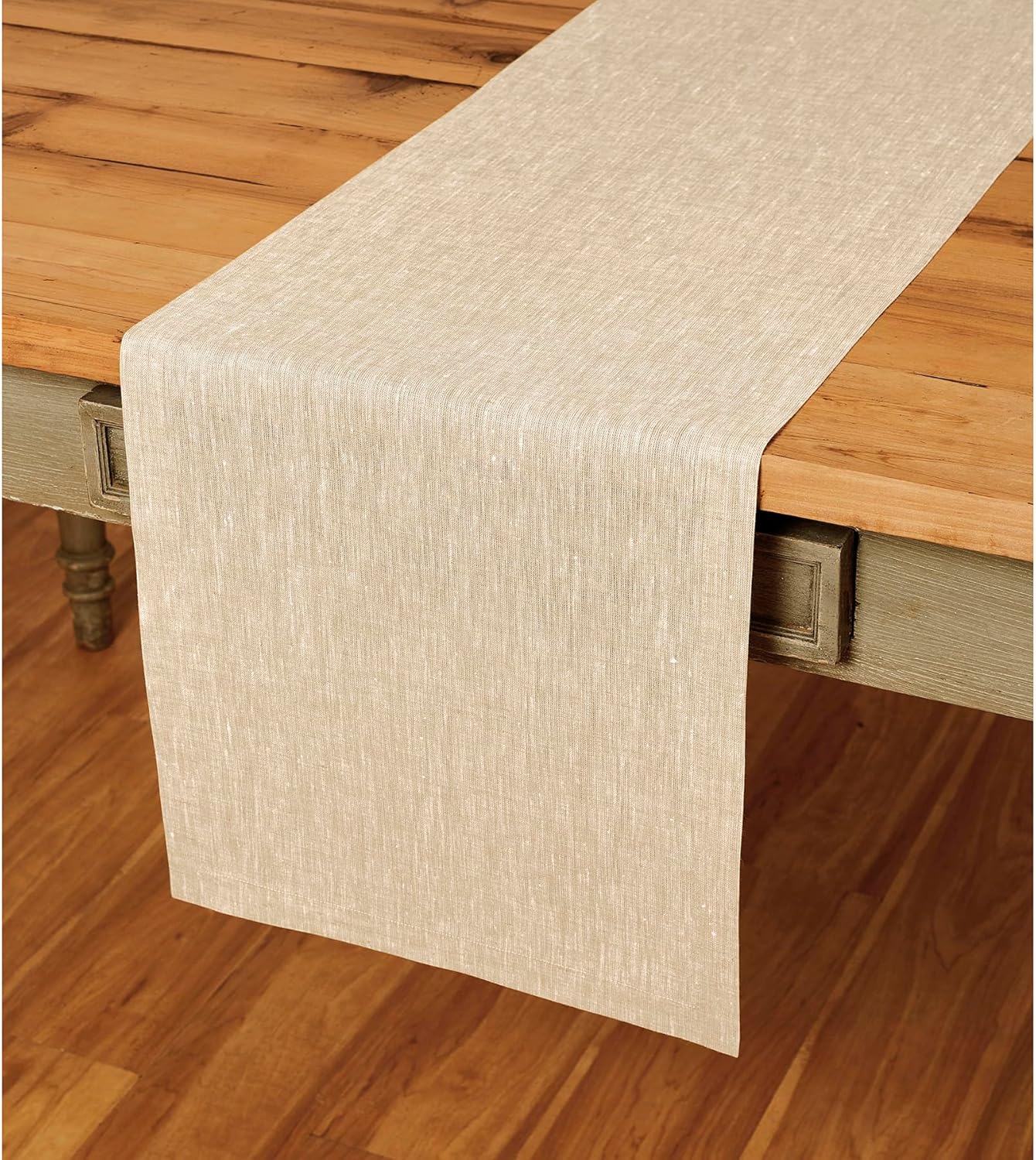 Solino Home Table Runner Pure Linen 14x36 Beautiful Design