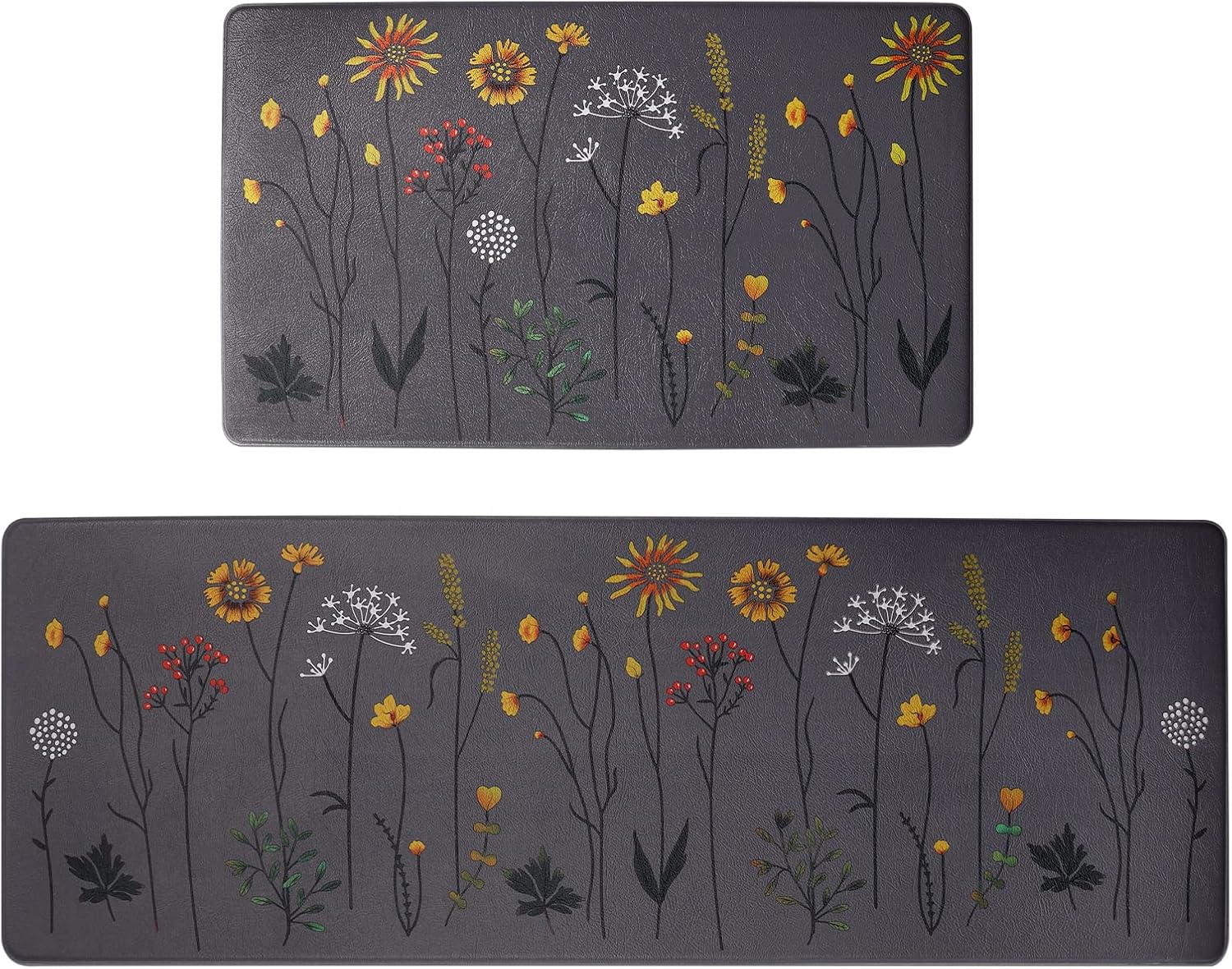Rempry Colorful Kitchen Rugs 17x47 17x29