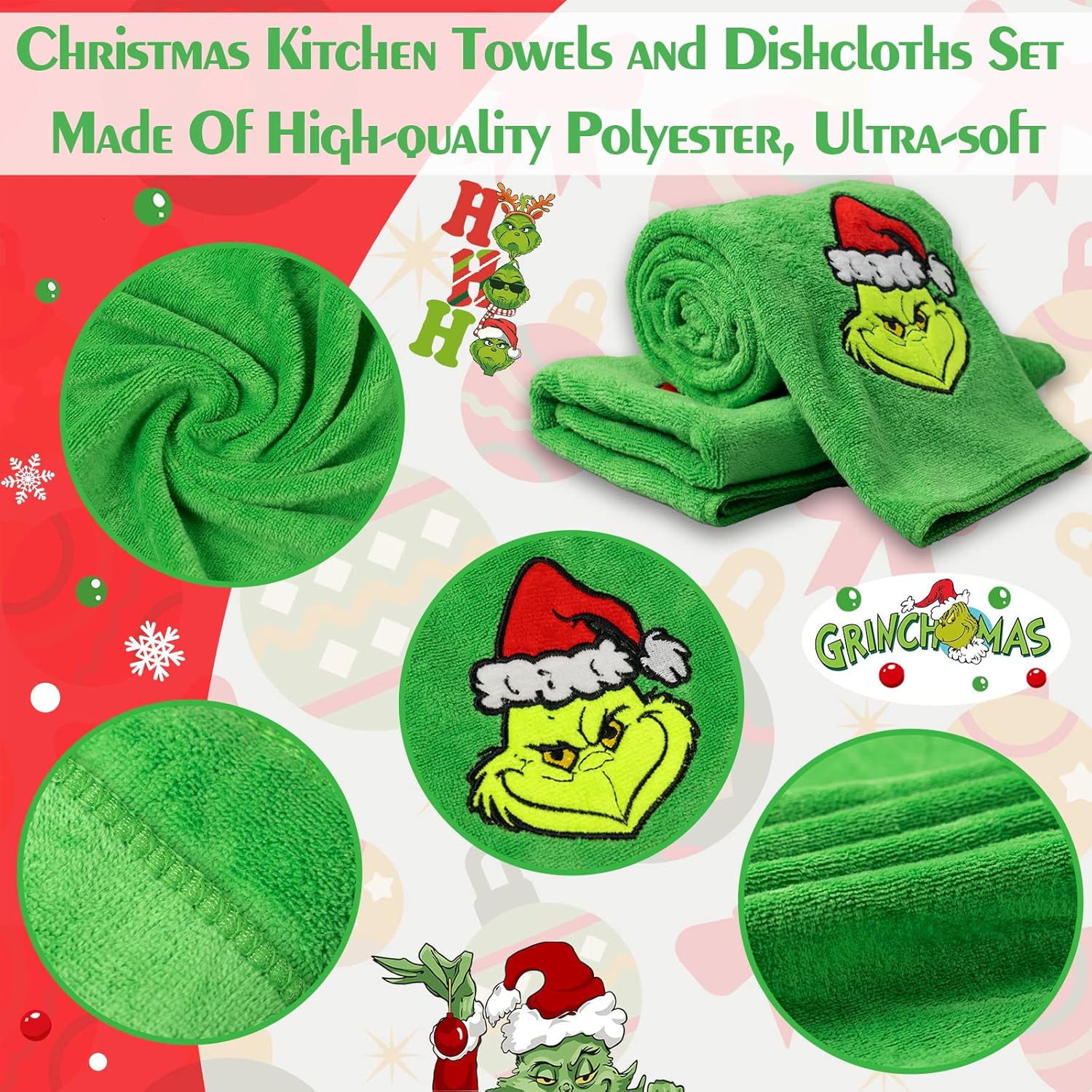 festive kitchen towels
