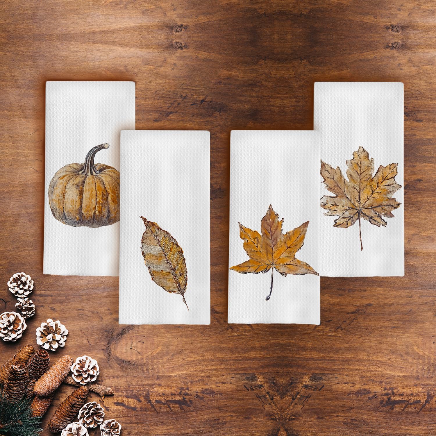 GCFET Vintage Fall Kitchen Towel Set