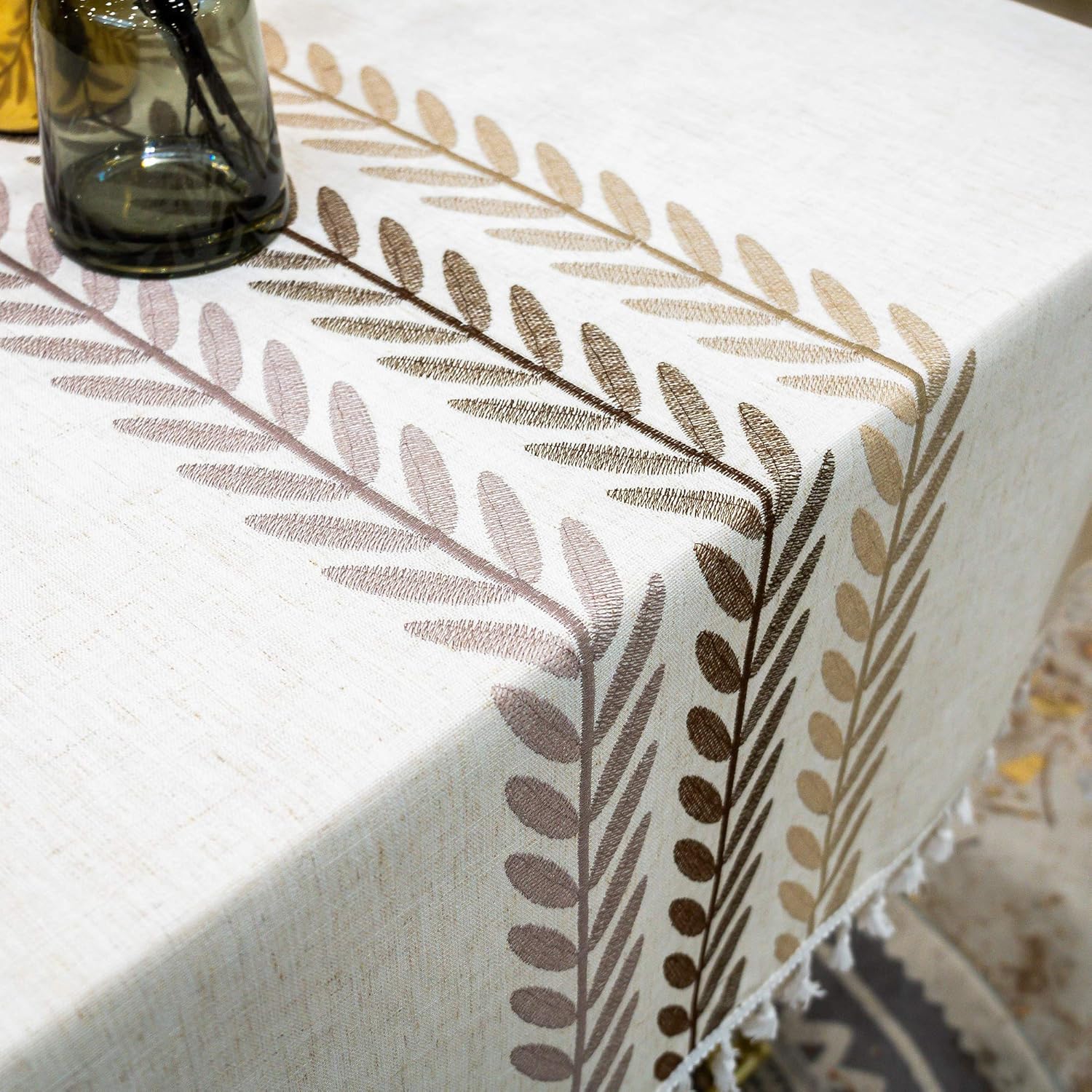 Oubonun 55x70 Beige Tablecloth
