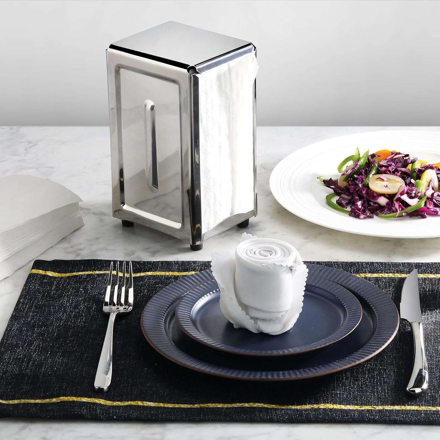 Sturdy Stainless Steel Napkin Dispenser