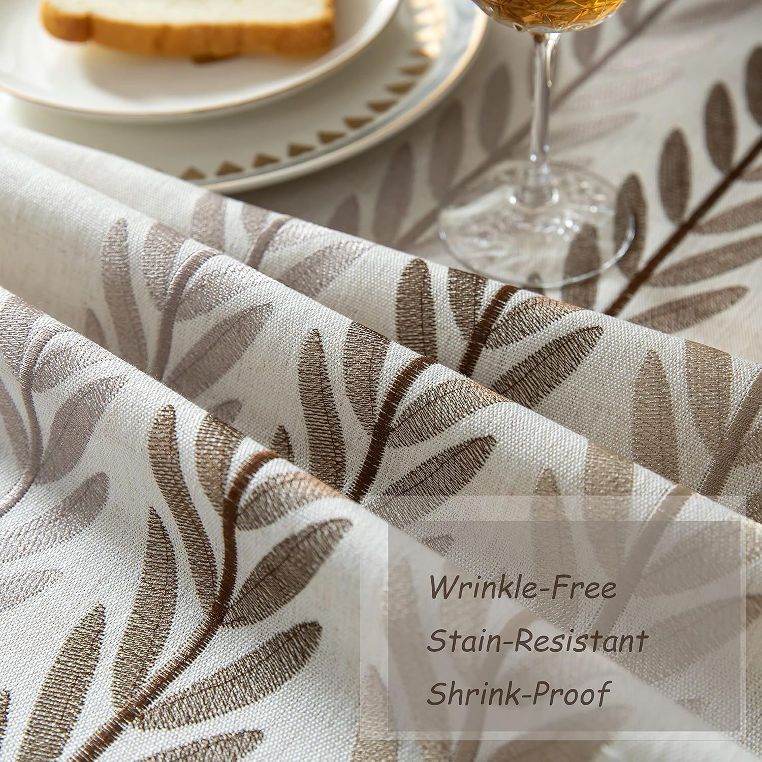 Oubonun 55x70 Beige Tablecloth