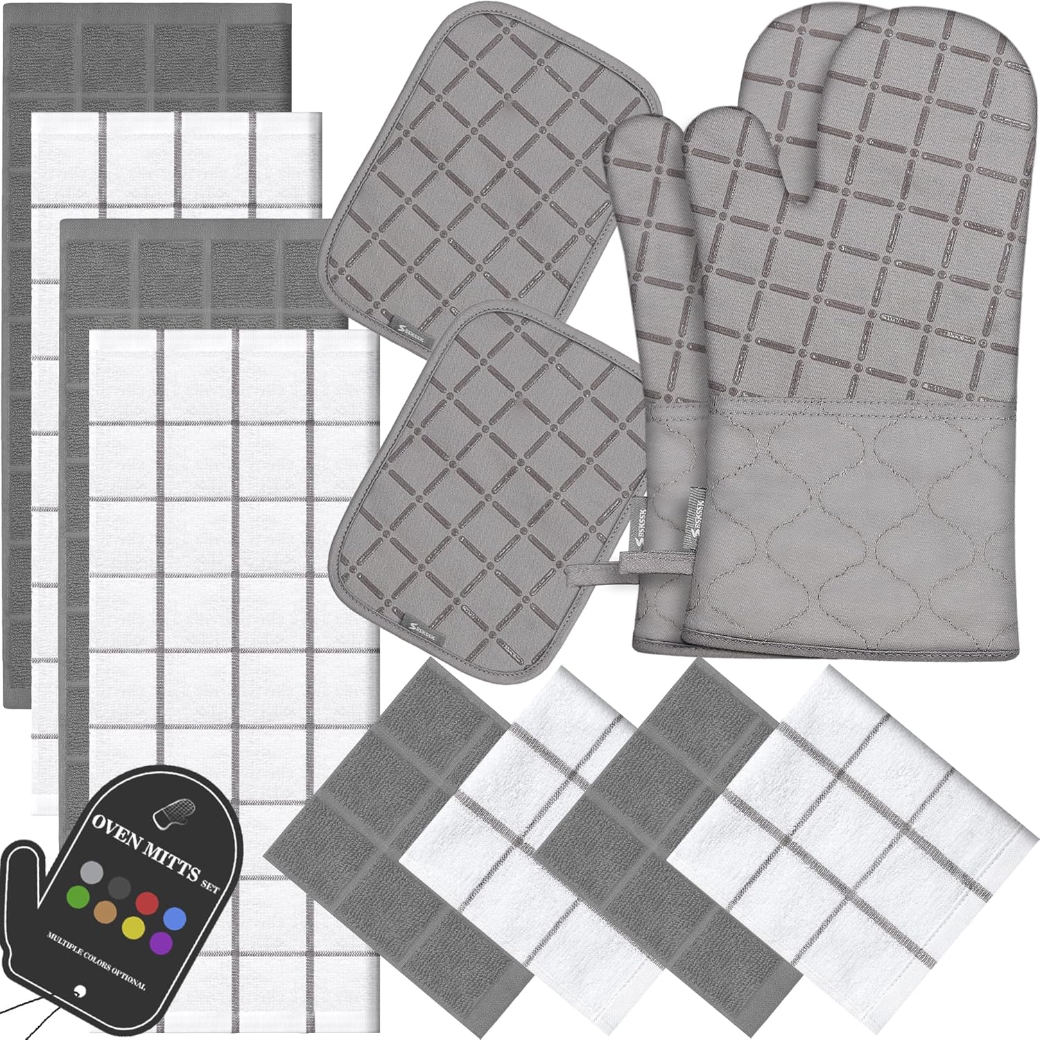 Heat-Resistant Oven Mitts Kitchen Essentials Set