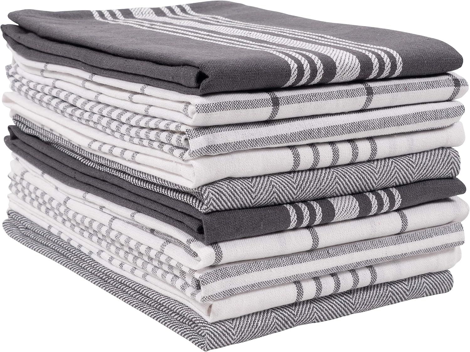 KAF Home Eco-Soft Kitchen Towels Set of 10 18x28