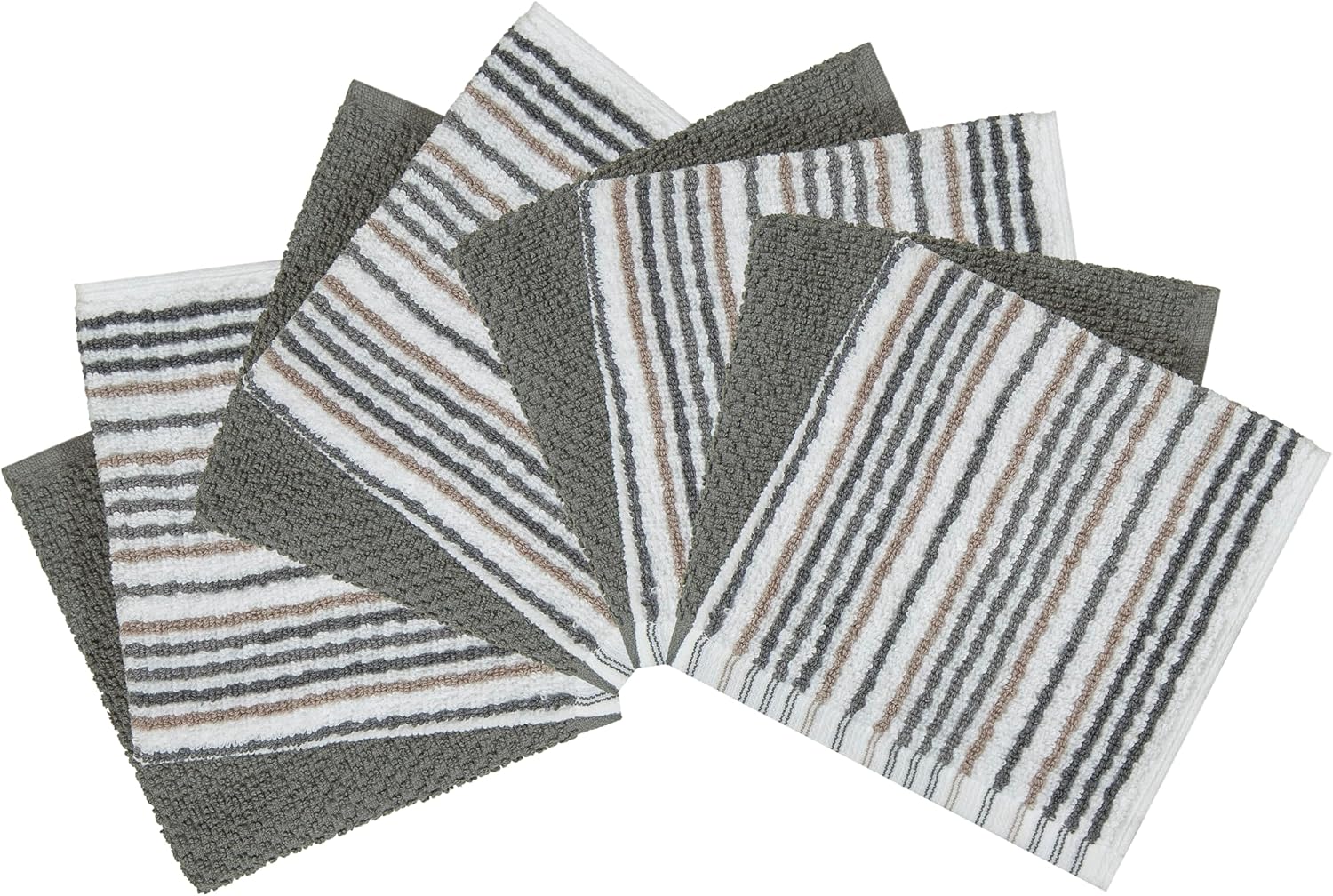 Bumble Premium Dish Cloths 12x12 Soft Absorbent Natural Cotton Reusable 8-Pack
