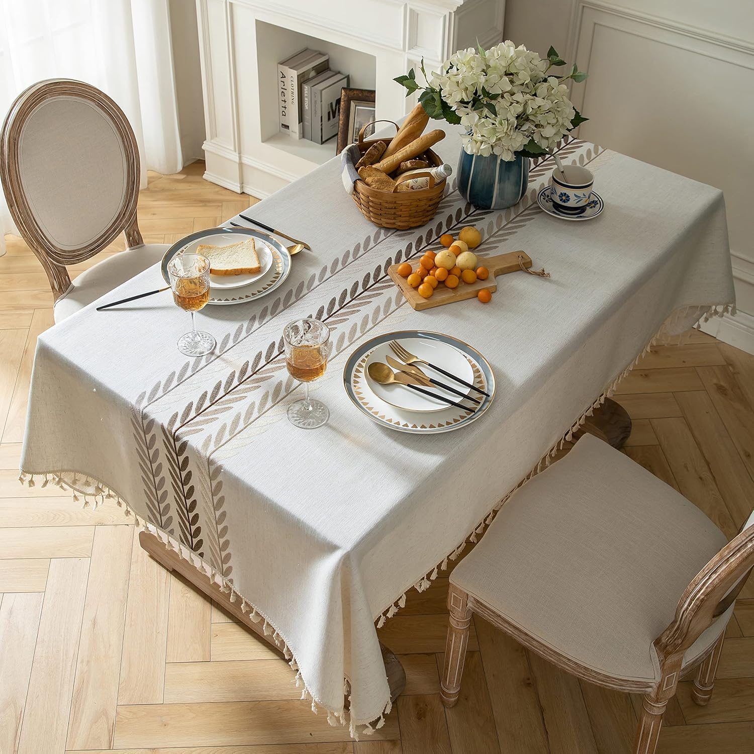 Oubonun 55x70 Beige Tablecloth