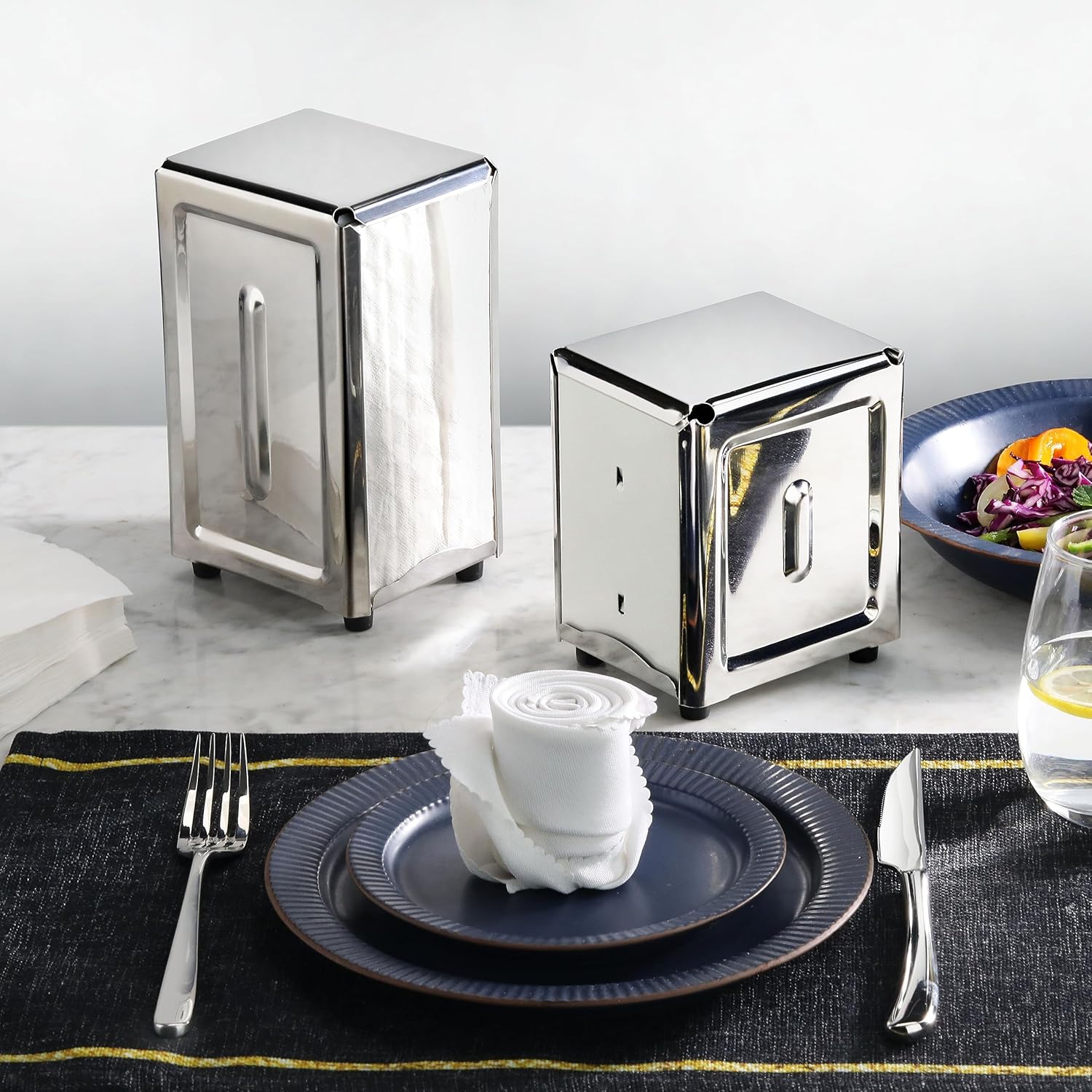 Sturdy Stainless Steel Napkin Dispenser