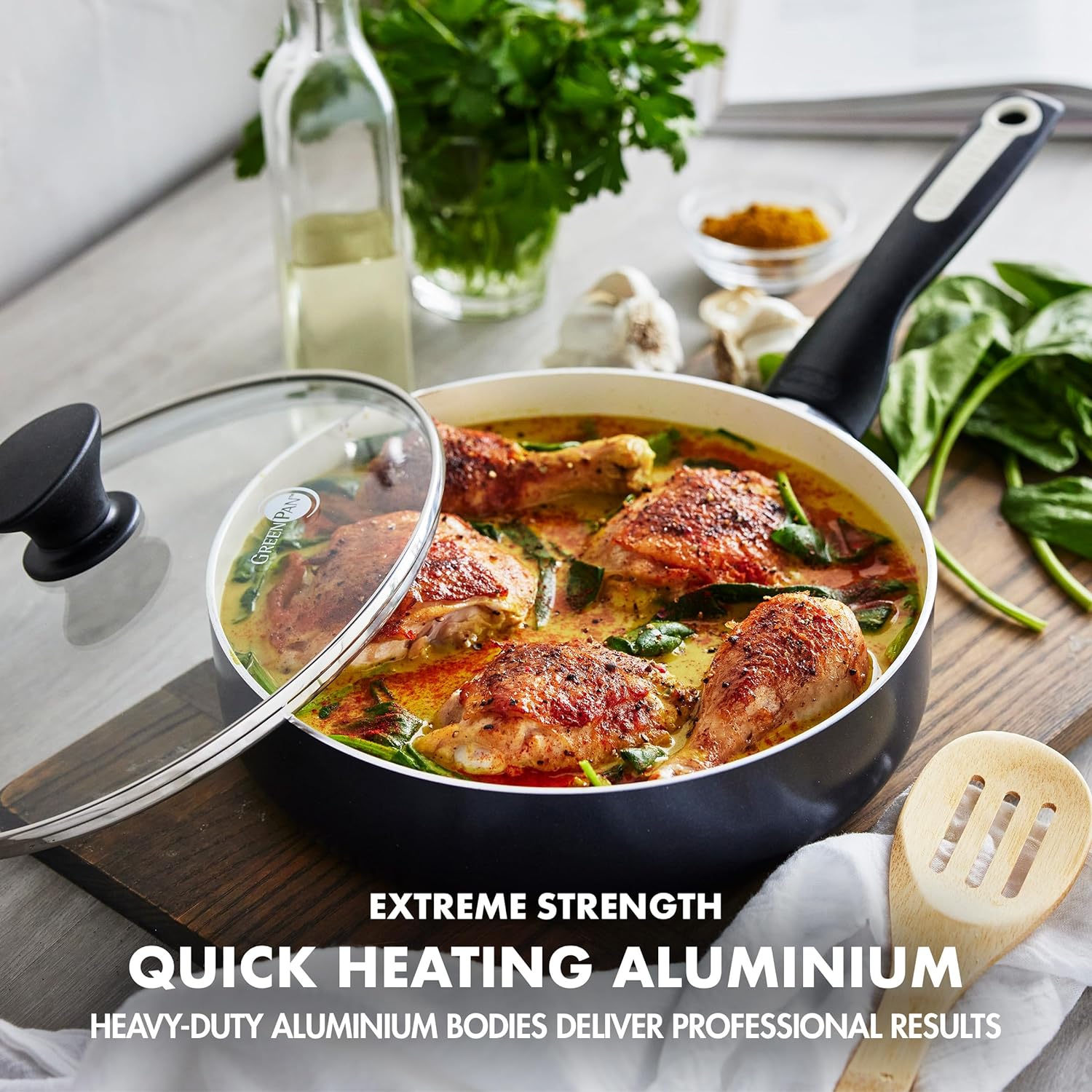 GreenPan Rio 16-Piece Cookware SetNonstick Durable and Safe for Home Kitchen