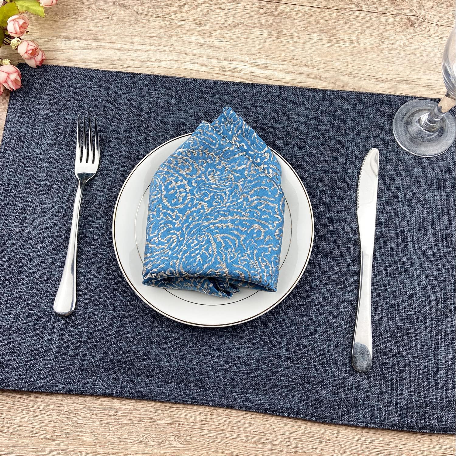 Premium Heat-Resistant Place Mats Set of 6 for Dining