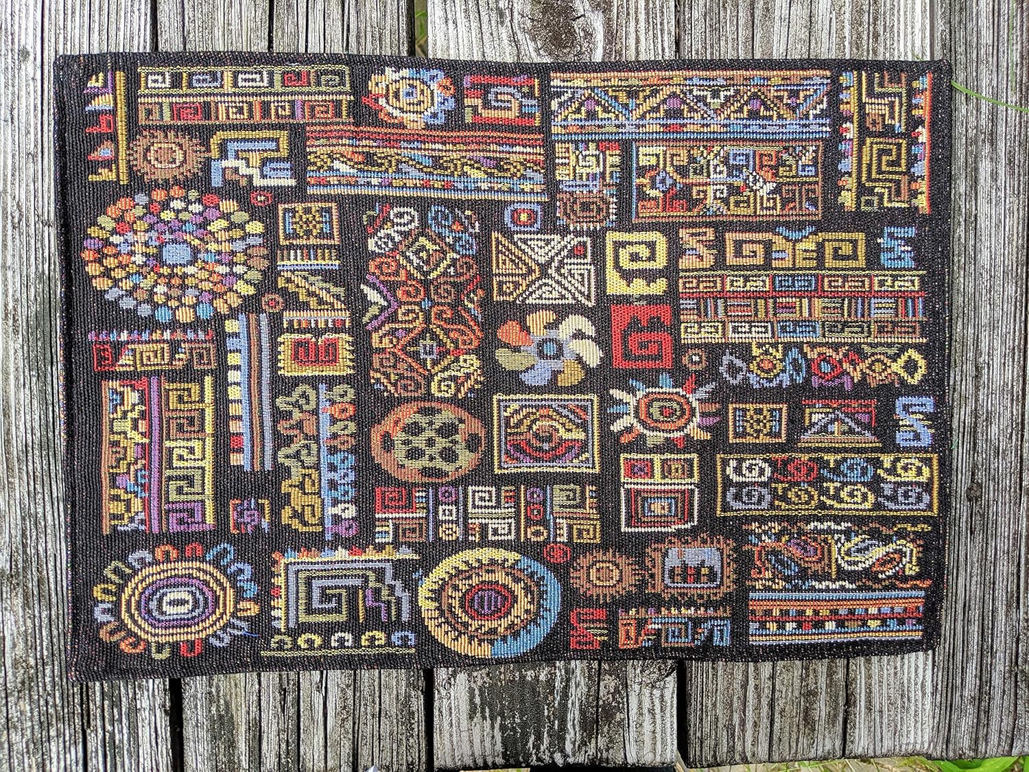Bohemian Ethnic Ornaments Geometric Placemats for Kitchen Dining